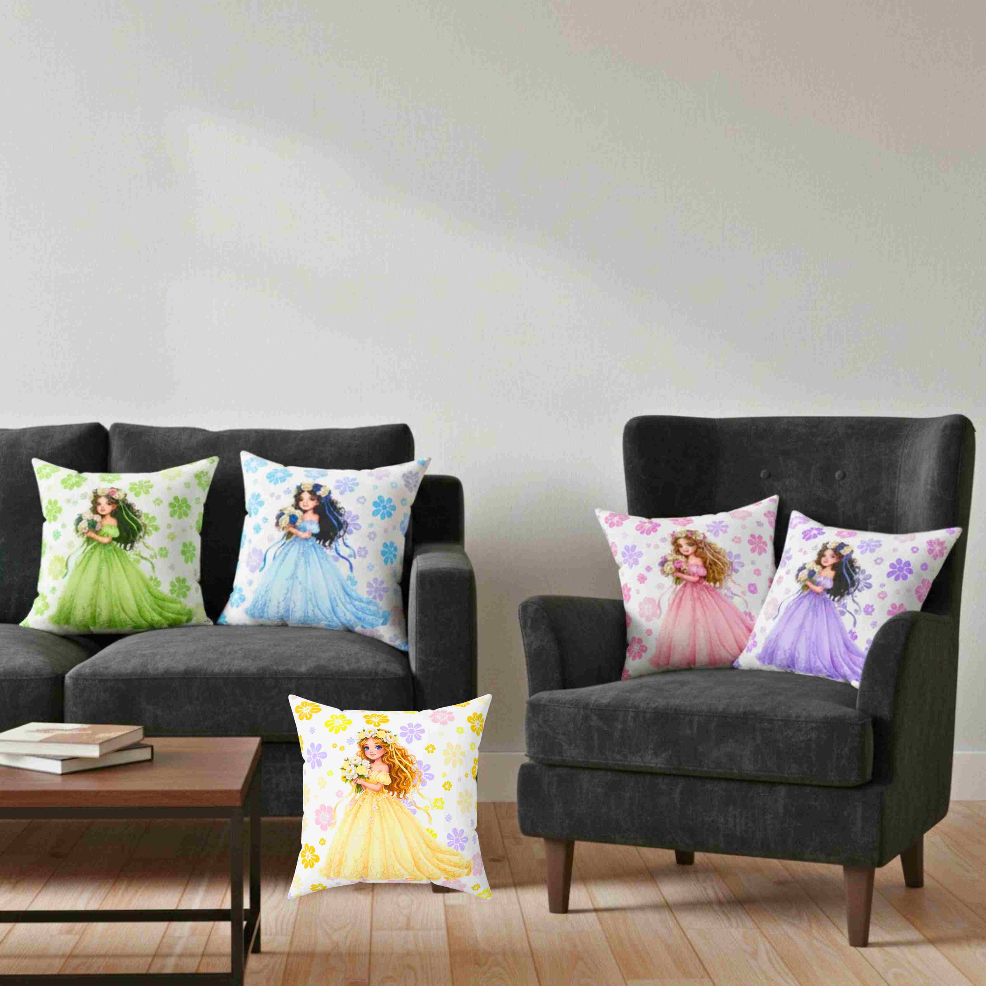 Princess Pillows | Princess Cushions | Princess Pillows Personalilzeable product thumbnail image Princess Pillows | Princess Cushions | Princess Pillows Personalilzeable product thumbnail image