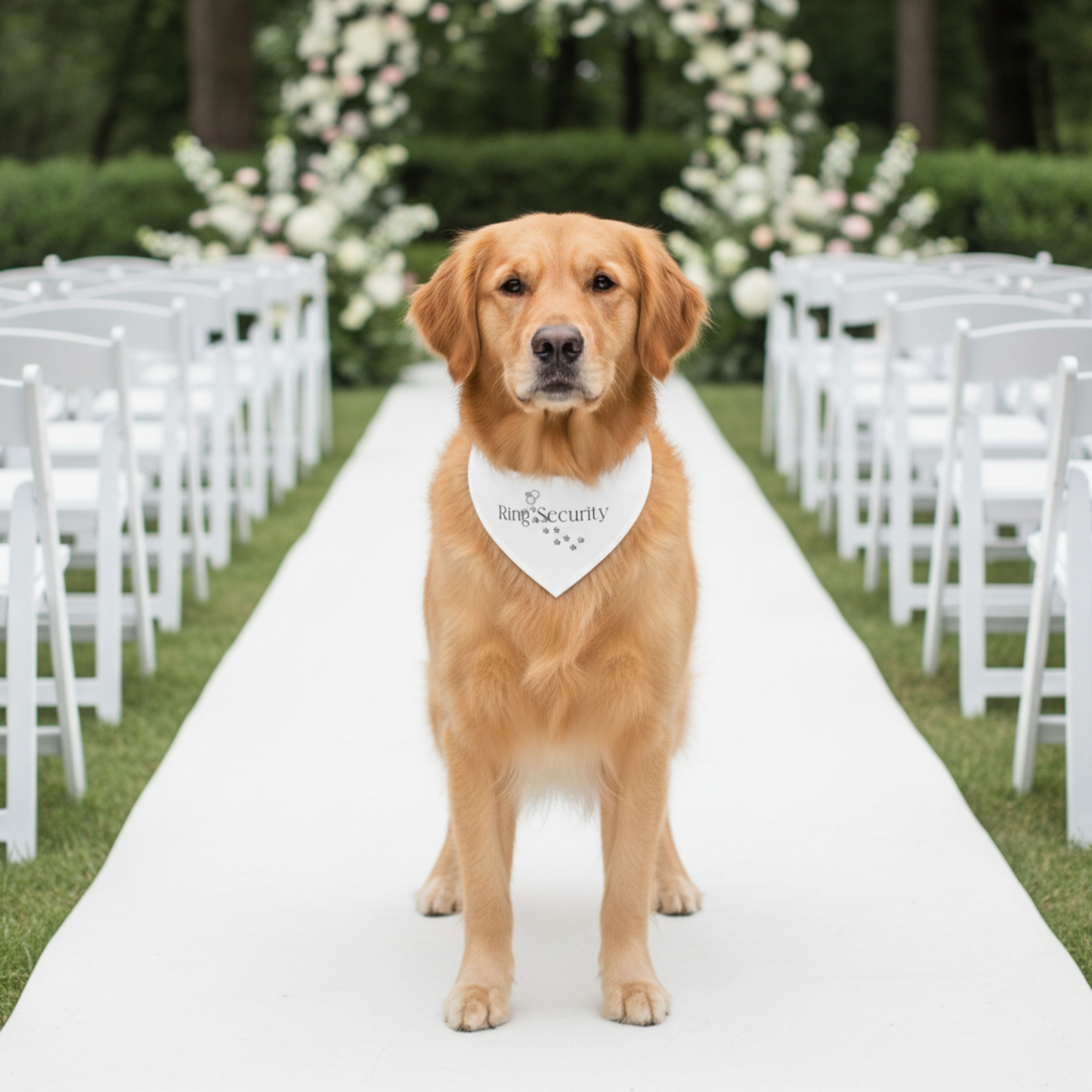 Wedding Ring Security Pet Bandana product thumbnail image
