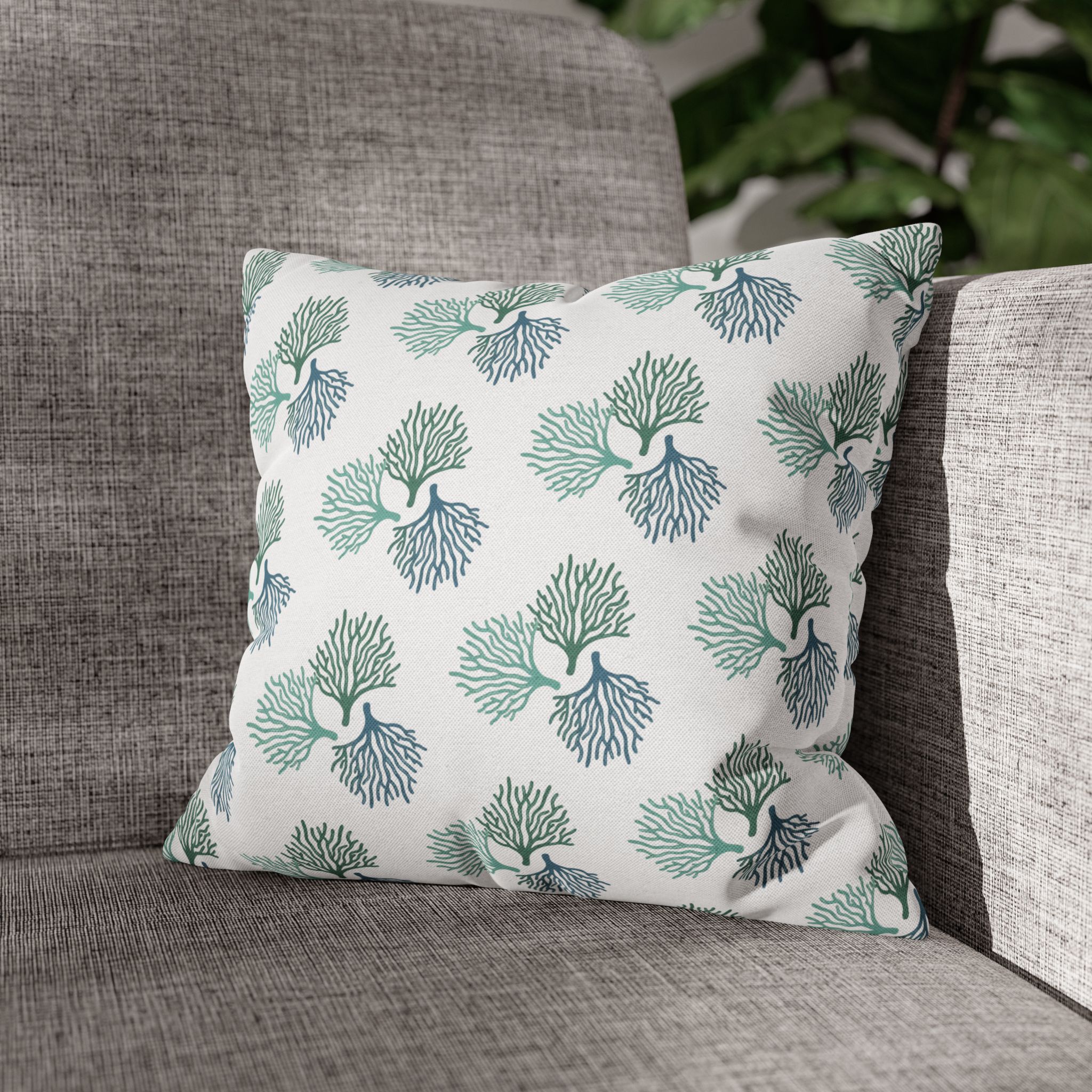 Coastal Coral Accent Pillows, 4 sizes product thumbnail image Coastal Coral Accent Pillows, 4 sizes product thumbnail image