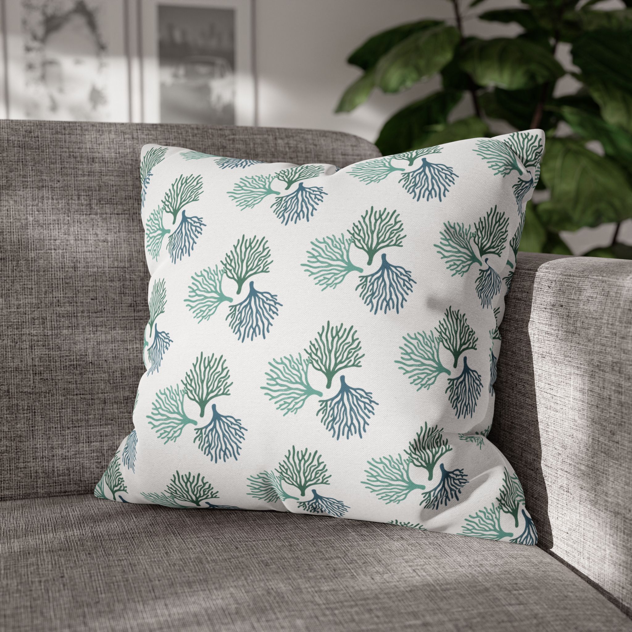 Coastal Coral Accent Pillows, 4 sizes product thumbnail image