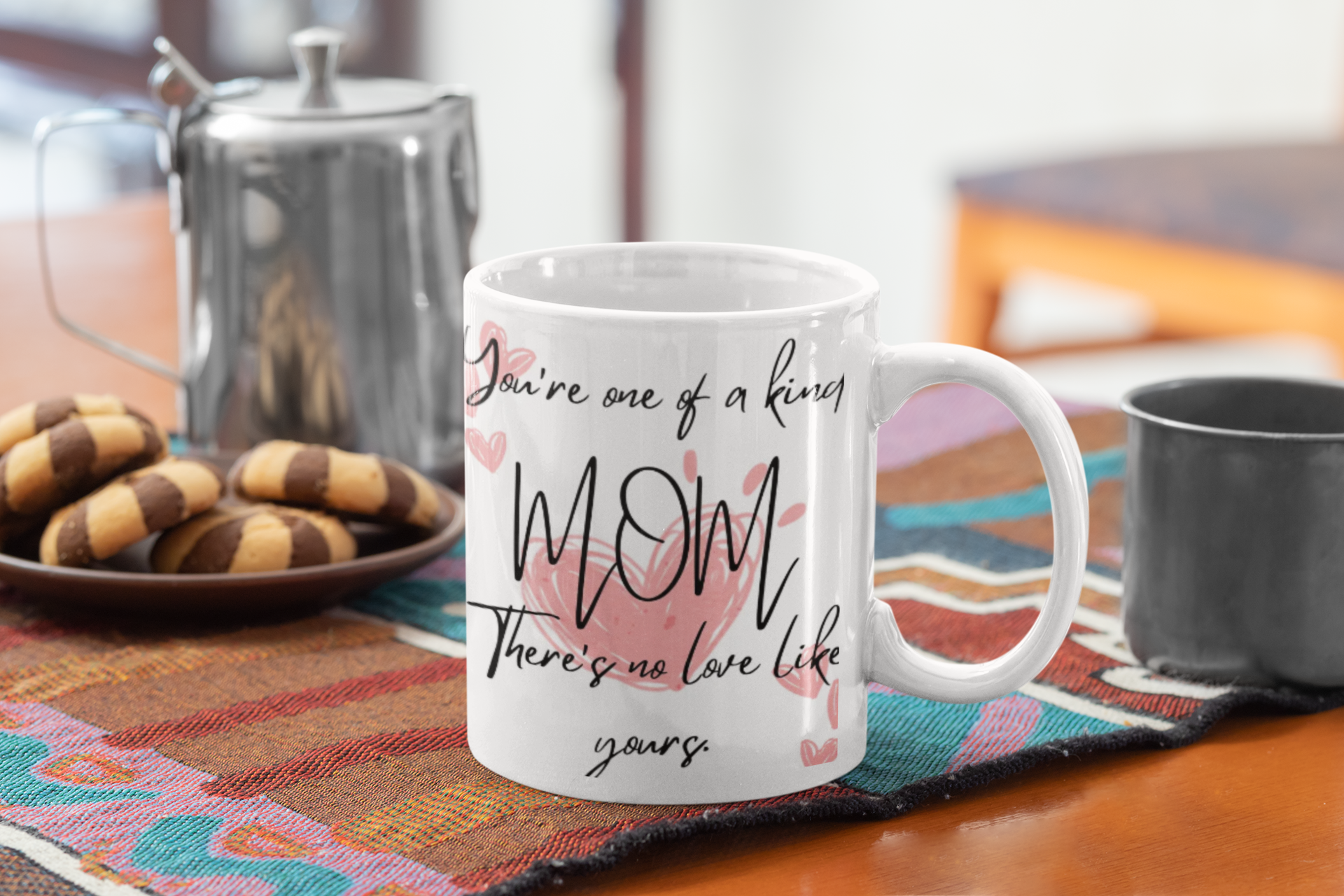  Mom Love Ceramic Mug, Mother's Day Gift, Custom Coffee Cup, Birthday Present, Mother Appreciation, 11oz, 15oz product thumbnail image