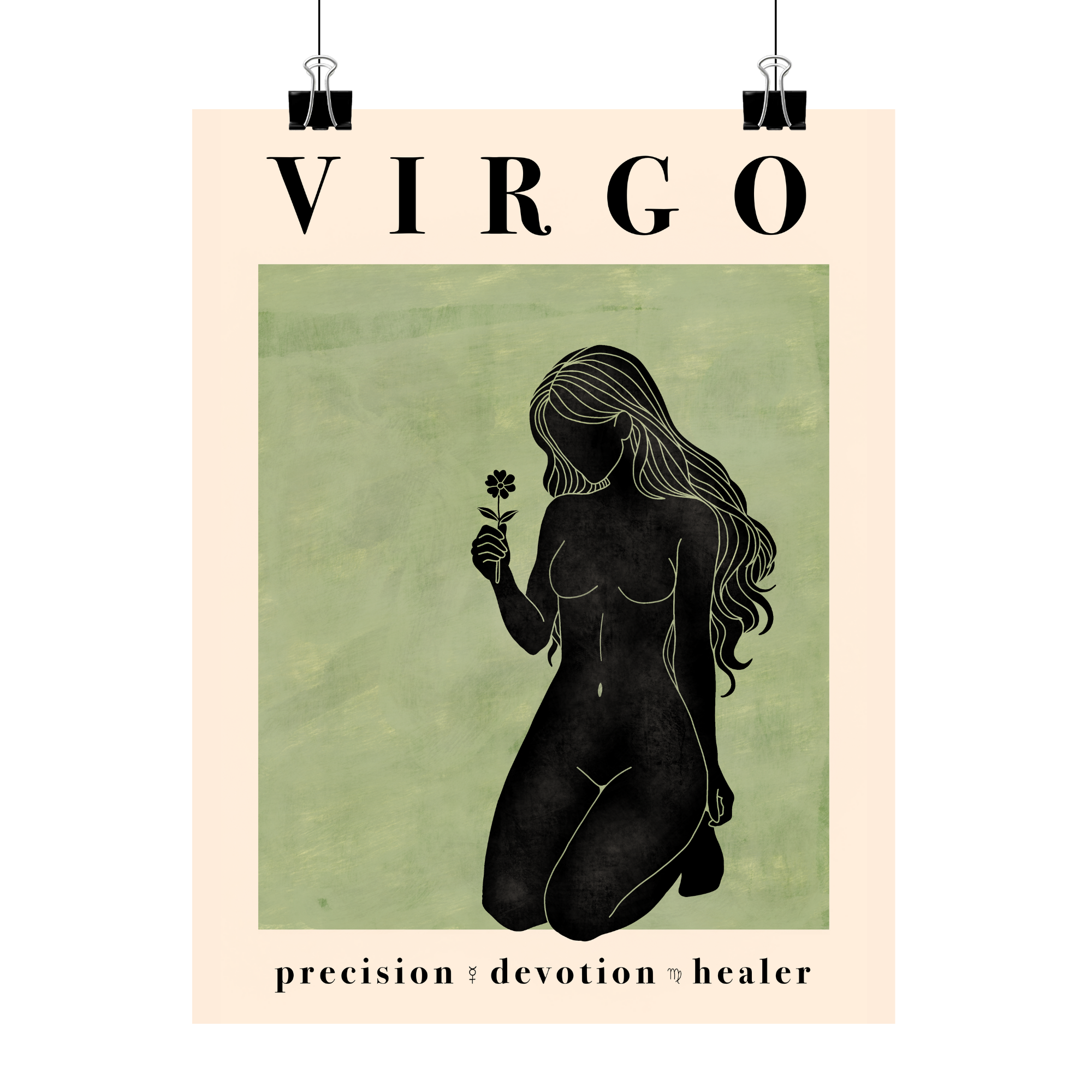 Virgo Zodiac Poster - Astrology Art Print product thumbnail image Virgo Zodiac Poster - Astrology Art Print product thumbnail image