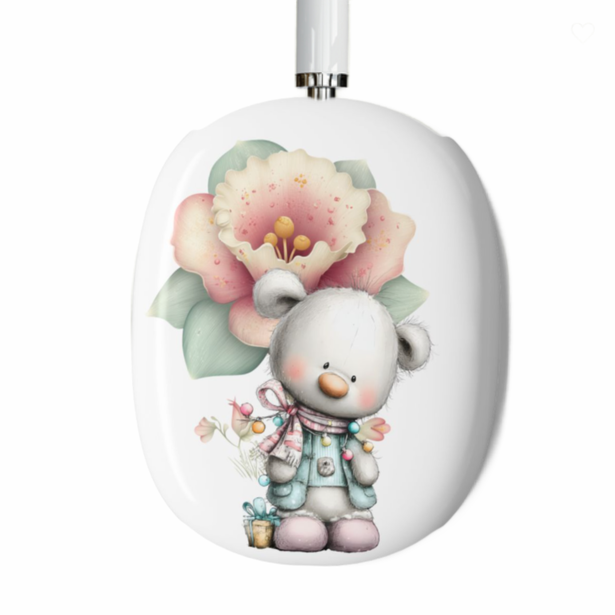 Snap-On AirPods Max Shell Case Cartoon Bear and Flower | Economy Shipping Included in USA product thumbnail image Snap-On AirPods Max Shell Case Cartoon Bear and Flower | Economy Shipping Included in USA product thumbnail image