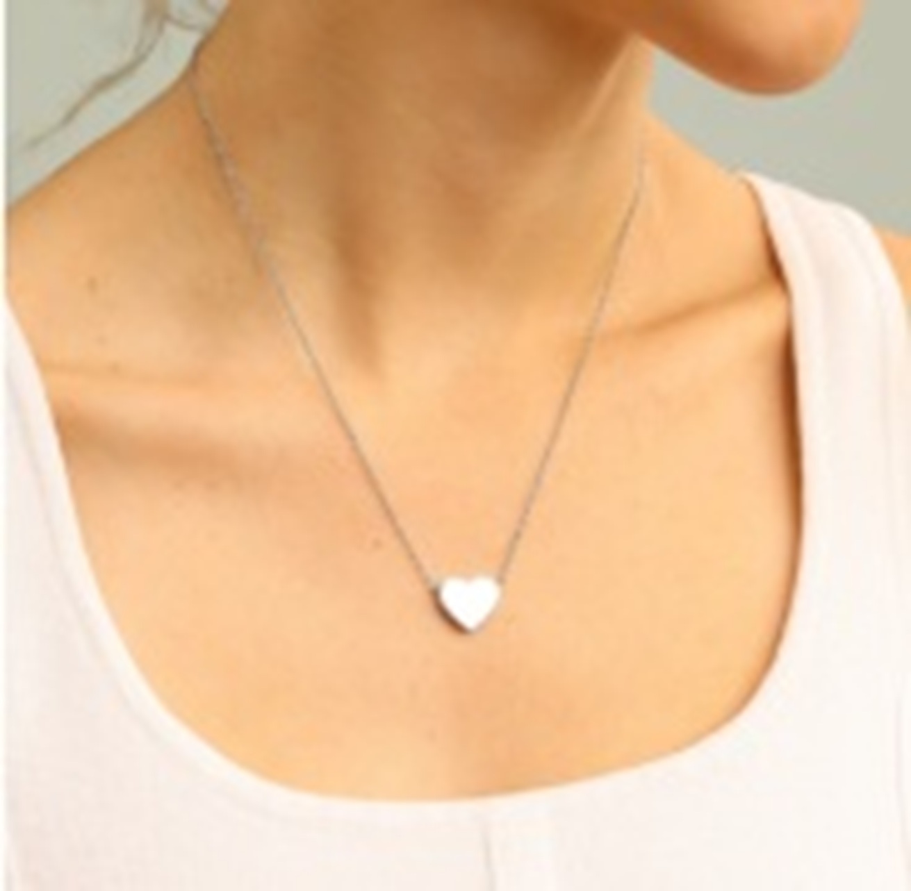 Personalized Engraved Heart Necklace | Valentine Heart Pendant