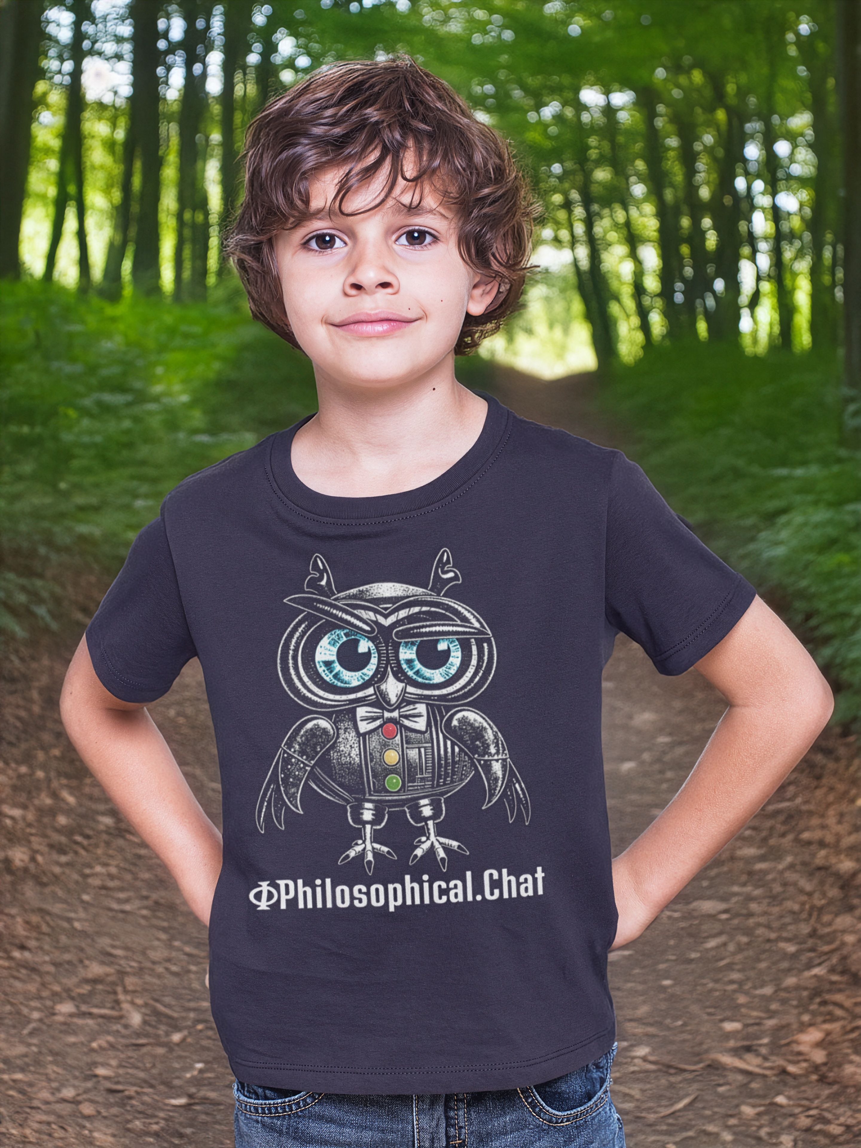 Philosophical Owl, US Stock - Unisex T-Shirt product thumbnail image Philosophical Owl, US Stock - Unisex T-Shirt product thumbnail image