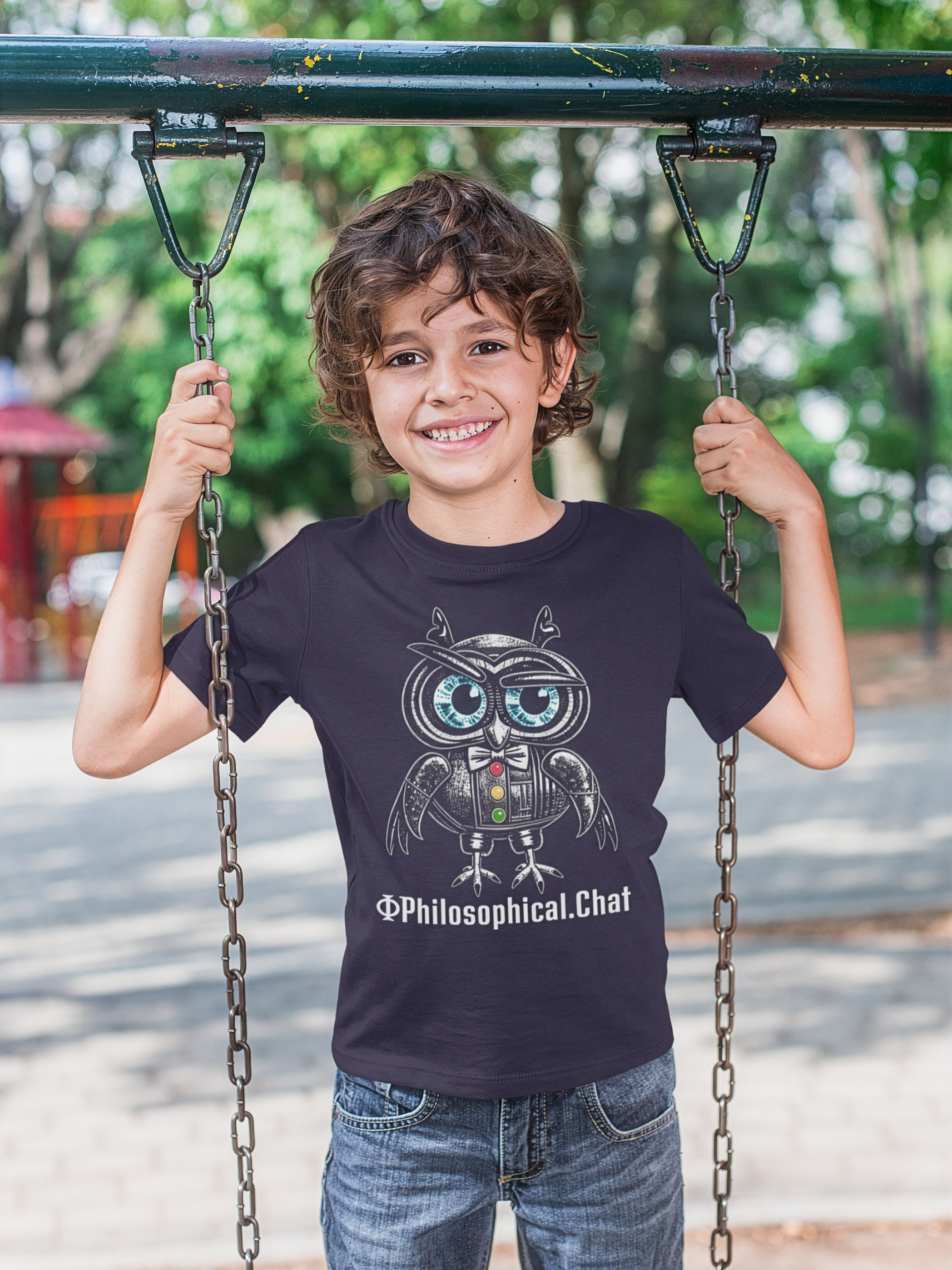 Philosophical Owl, US Stock - Unisex T-Shirt product thumbnail image Philosophical Owl, US Stock - Unisex T-Shirt product thumbnail image