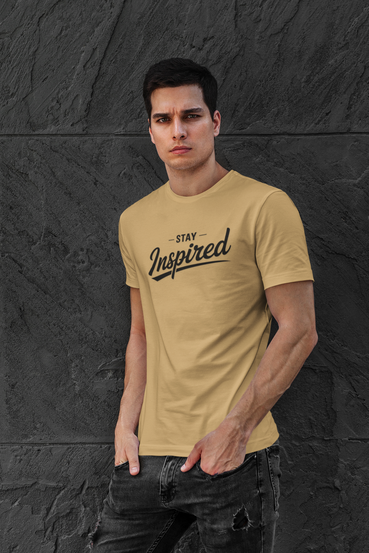 Stay Inspired T-Shirt — Motivational Graphic Tee product thumbnail image Stay Inspired T-Shirt — Motivational Graphic Tee product thumbnail image