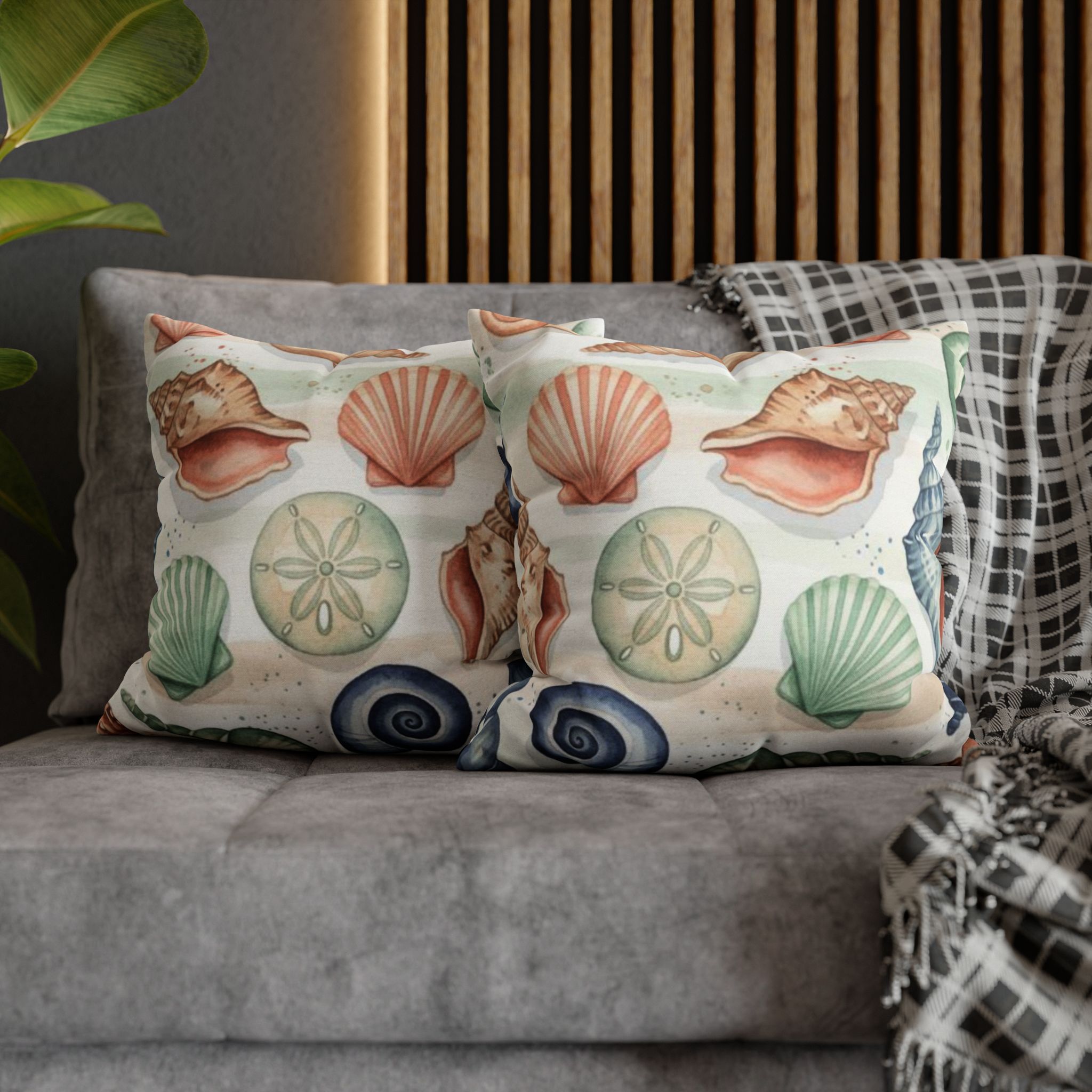 Seashells on the Seashore Accent Pillows, 4 sizes product thumbnail image