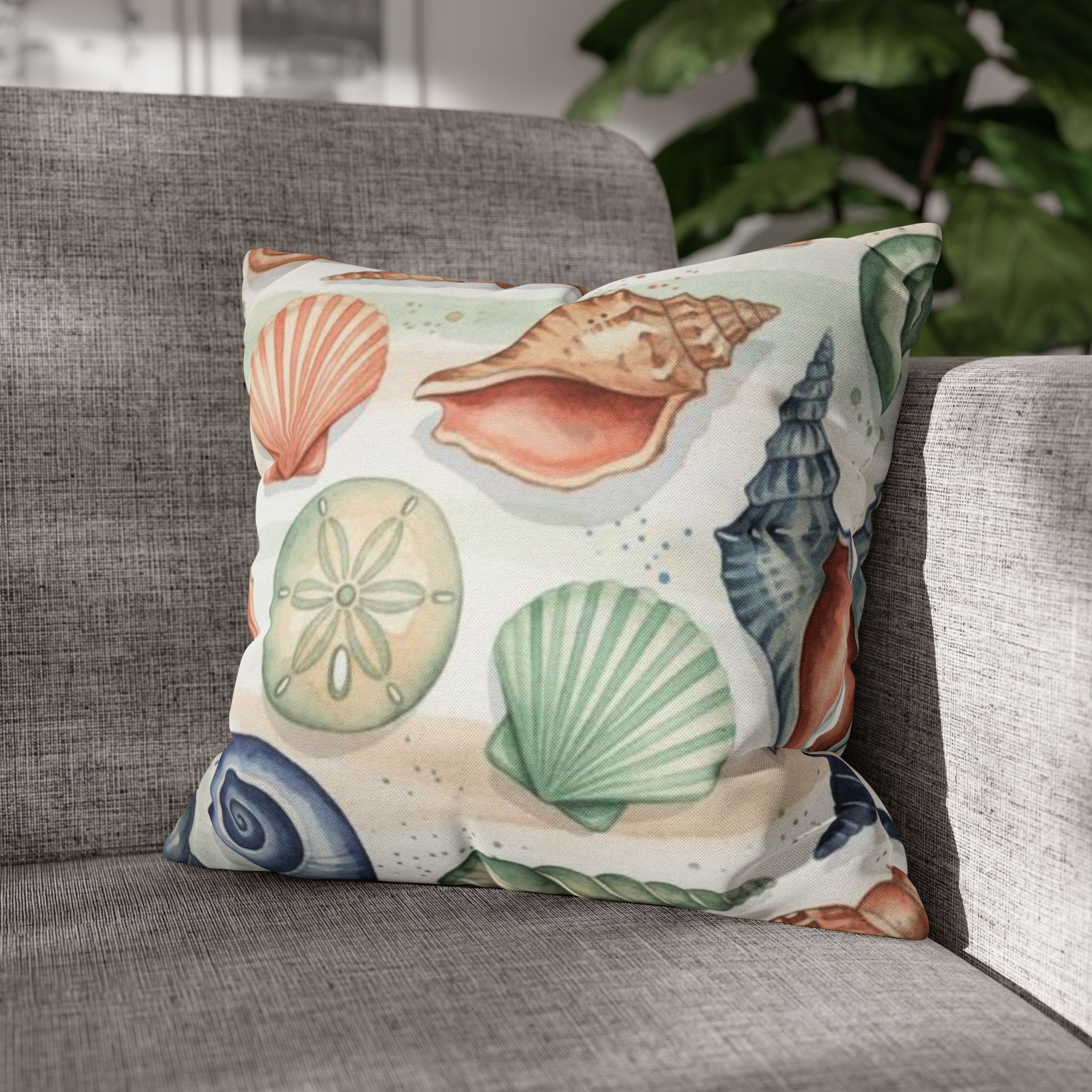 Seashells on the Seashore Accent Pillows, 4 sizes product thumbnail image