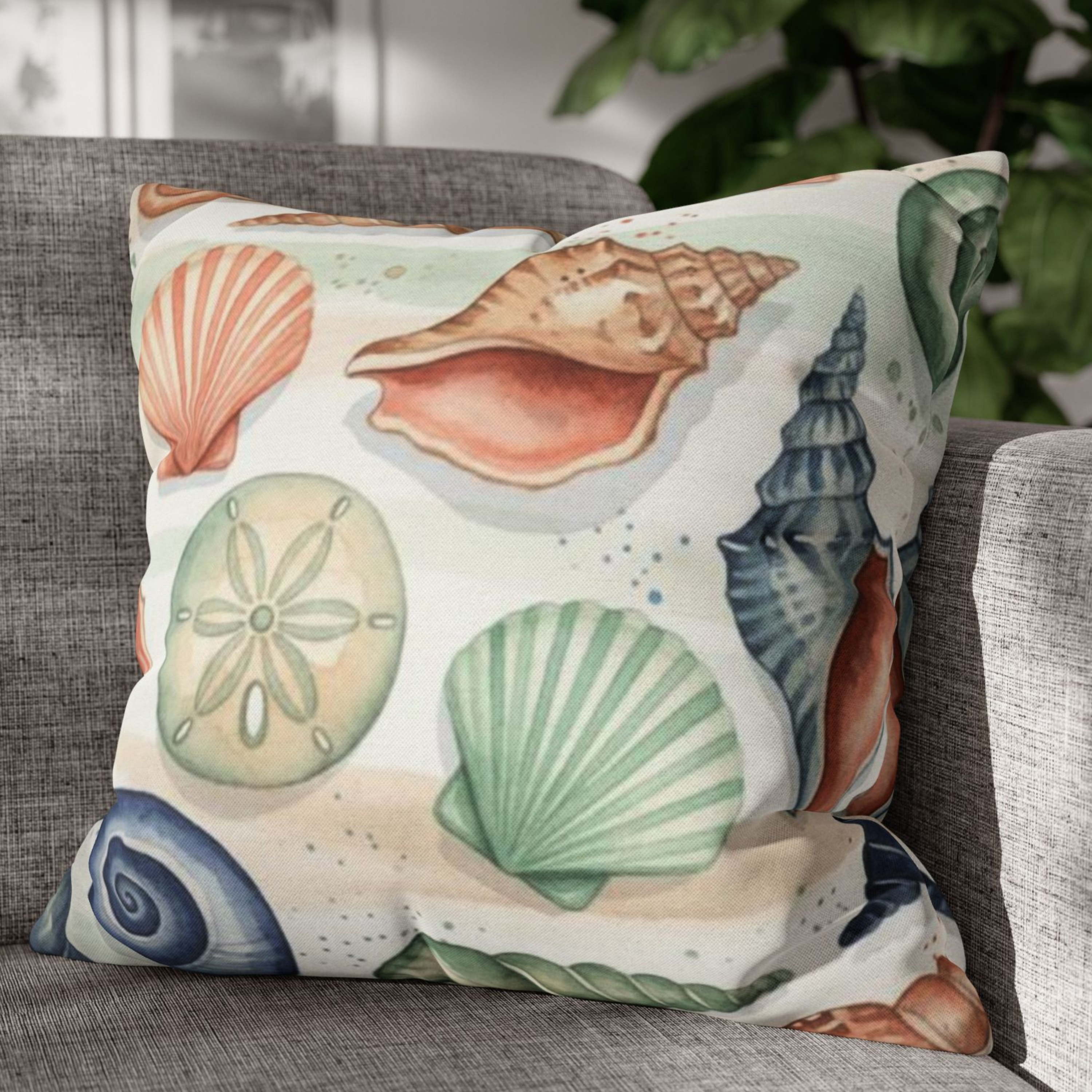 Seashells on the Seashore Accent Pillows, 4 sizes product thumbnail image