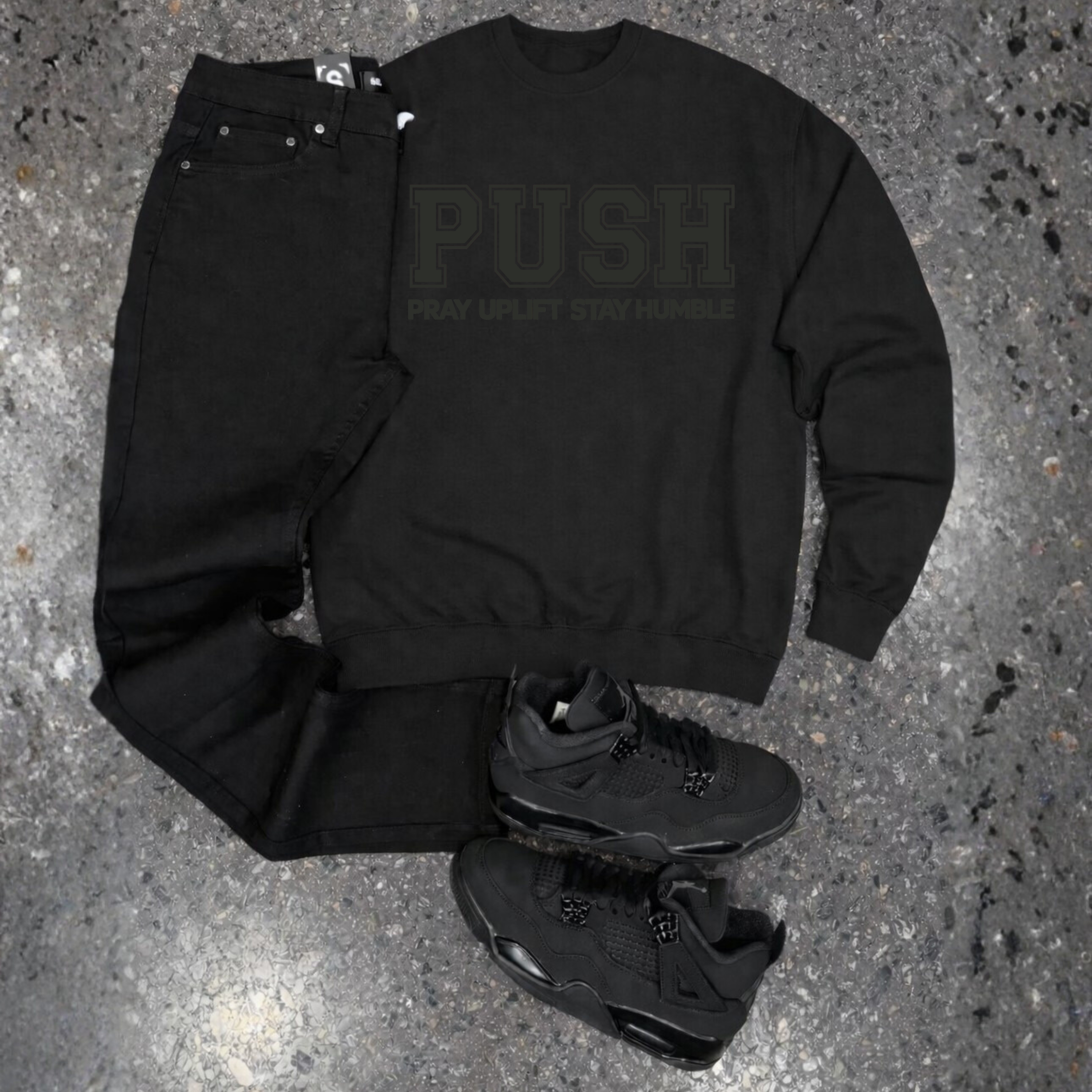 Unisex "PUSH" B.O.B Sweatshirt product thumbnail image