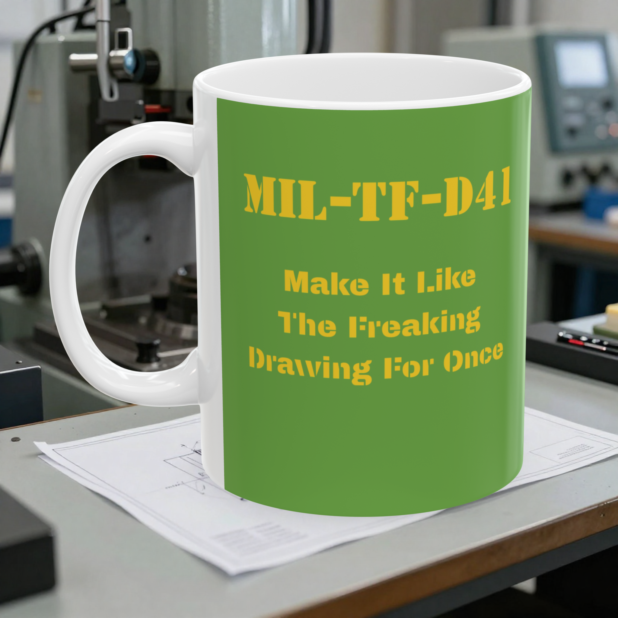 MIL-TF-D41    Mug  (for Engineers, Designers, Technicians, and Makers) product thumbnail image