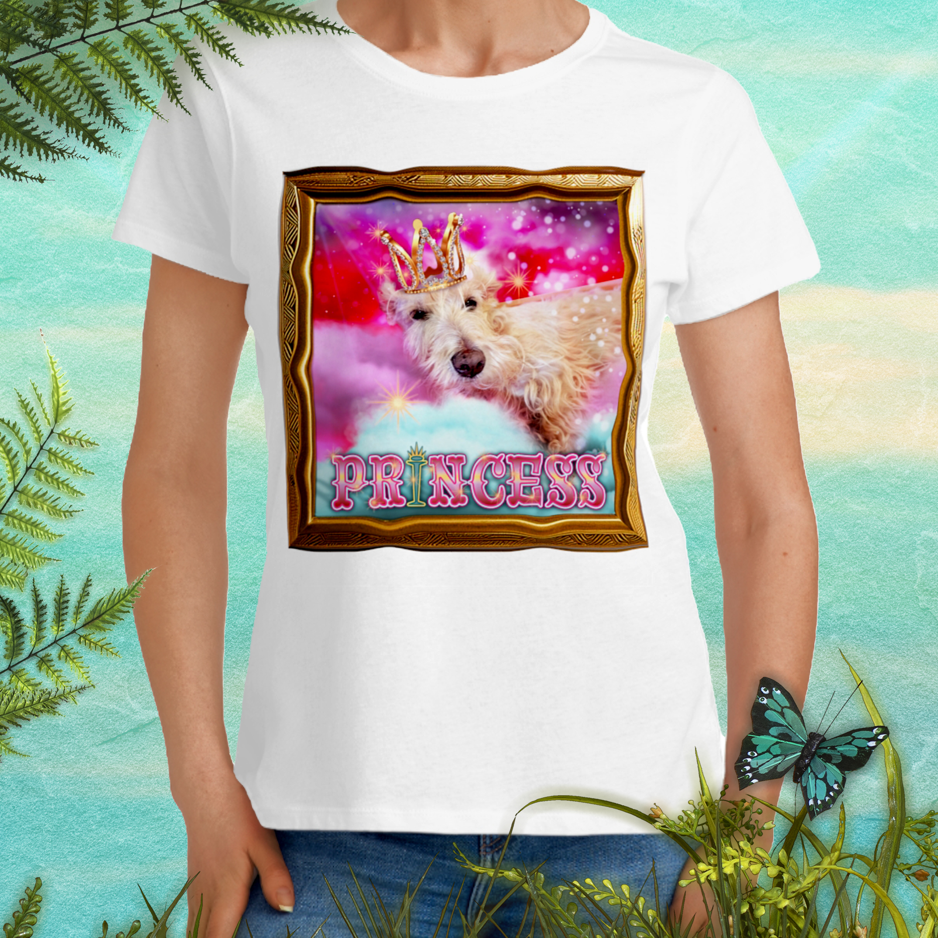 Organic Women's Tee - Princess Scottie 