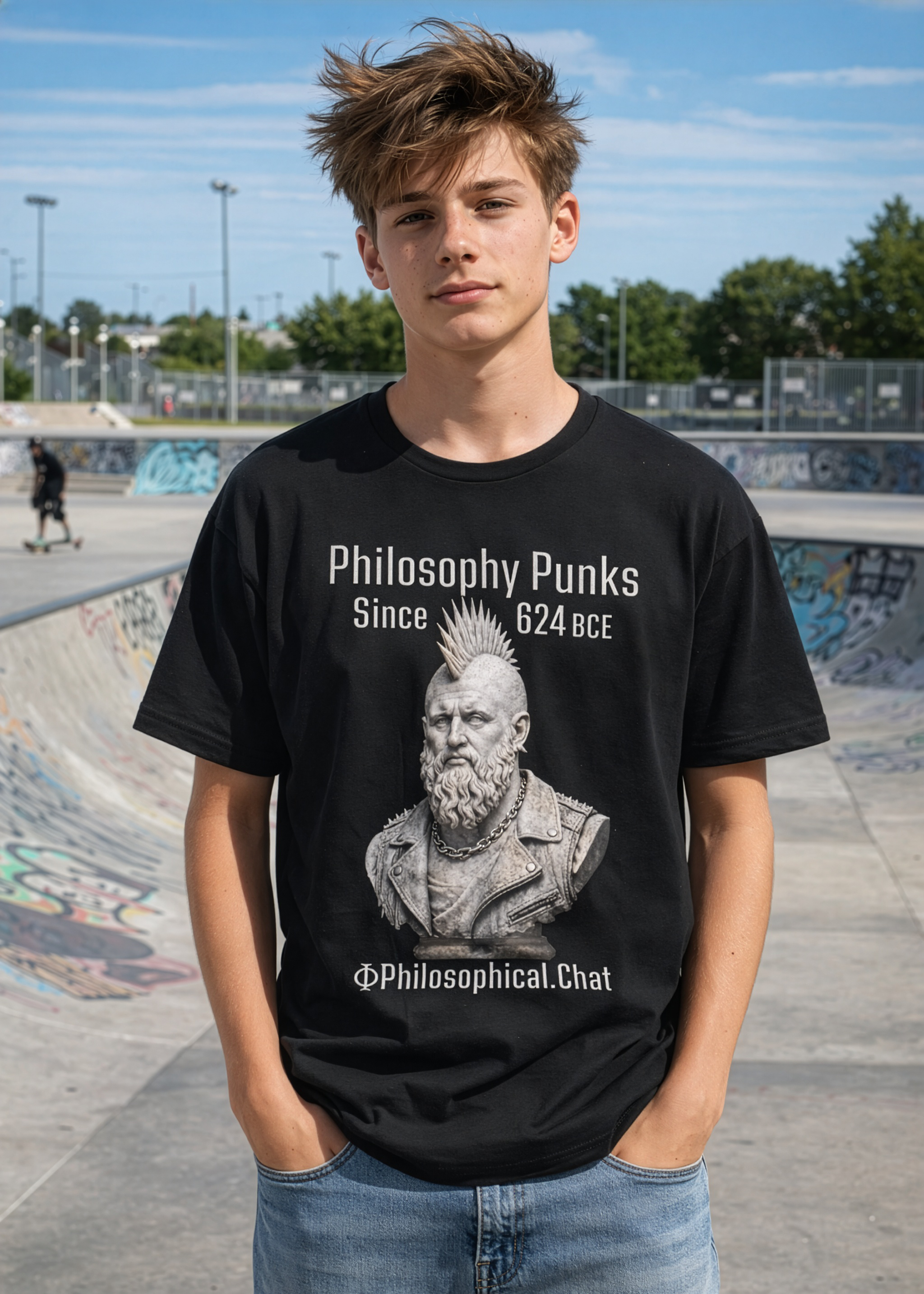 Philosophy Punks, US Stock - Unisex T-Shirt product thumbnail image