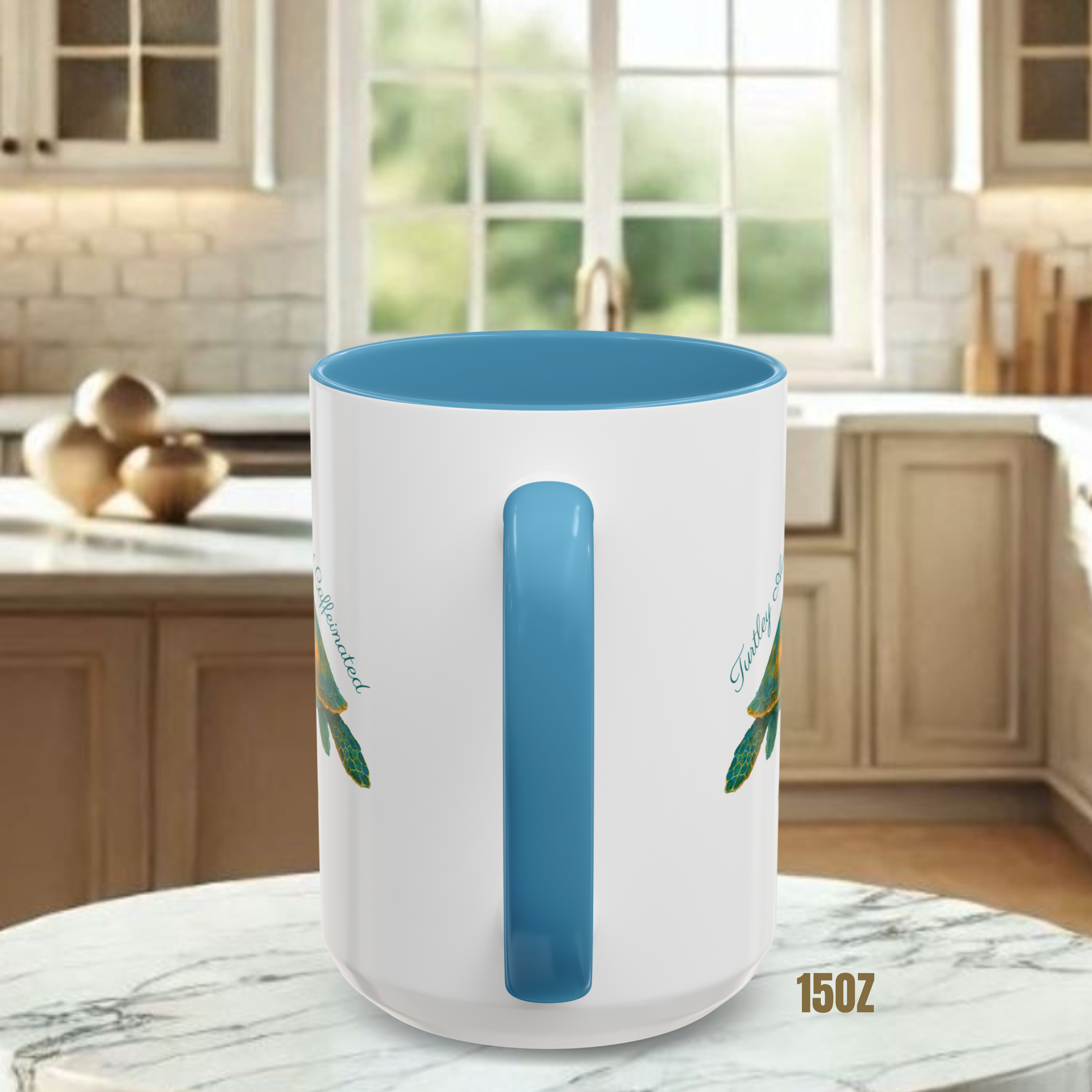 Turtley Awake and Caffeinated Coffee Mug (11, 15oz) product thumbnail image