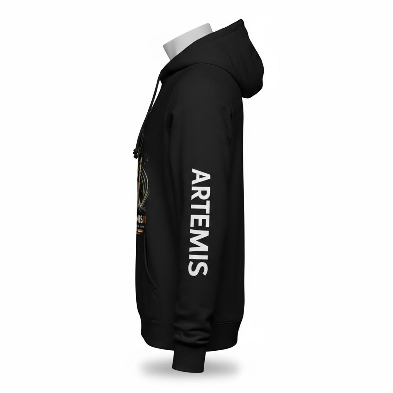 NASA Artemis II SLS Rocket Launch Hoodie: Space Moon Mission Long Sleeve Tee product thumbnail image