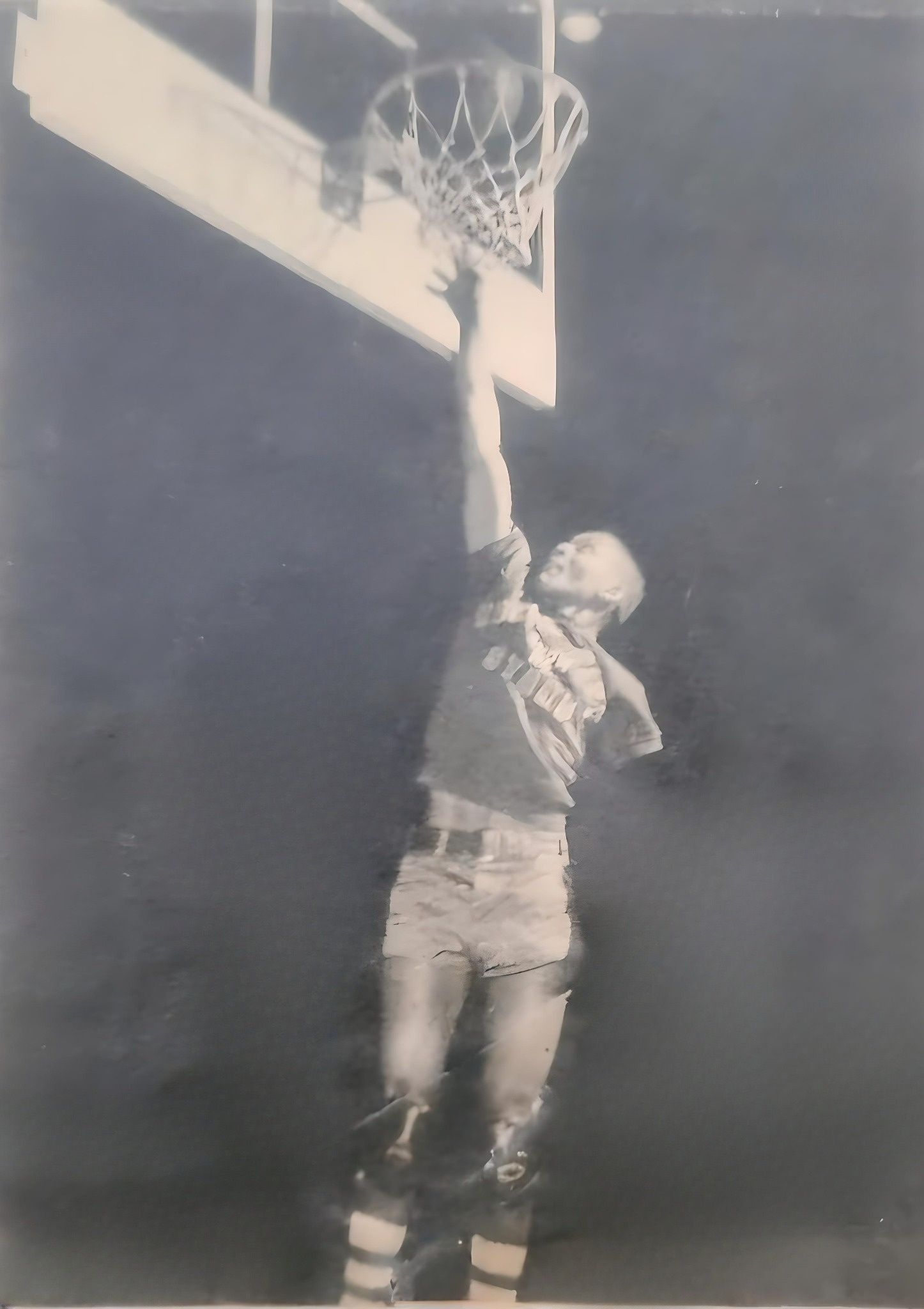 Vintage 1945 Basketball Hardcover Photo Book — Retro Sports Memory Album