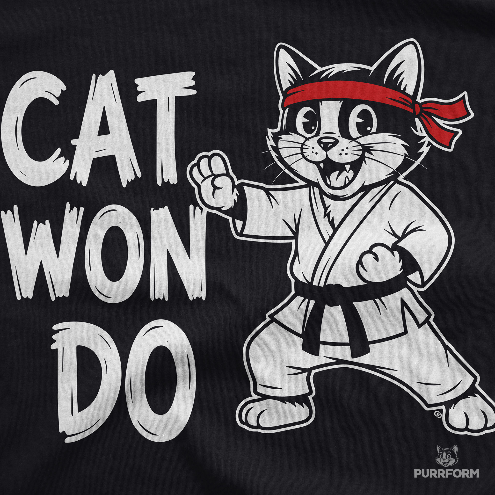 Cat Won Do Karate — Funny Martial Arts Cat Unisex T-Shirt product thumbnail image Cat Won Do Karate — Funny Martial Arts Cat Unisex T-Shirt product thumbnail image