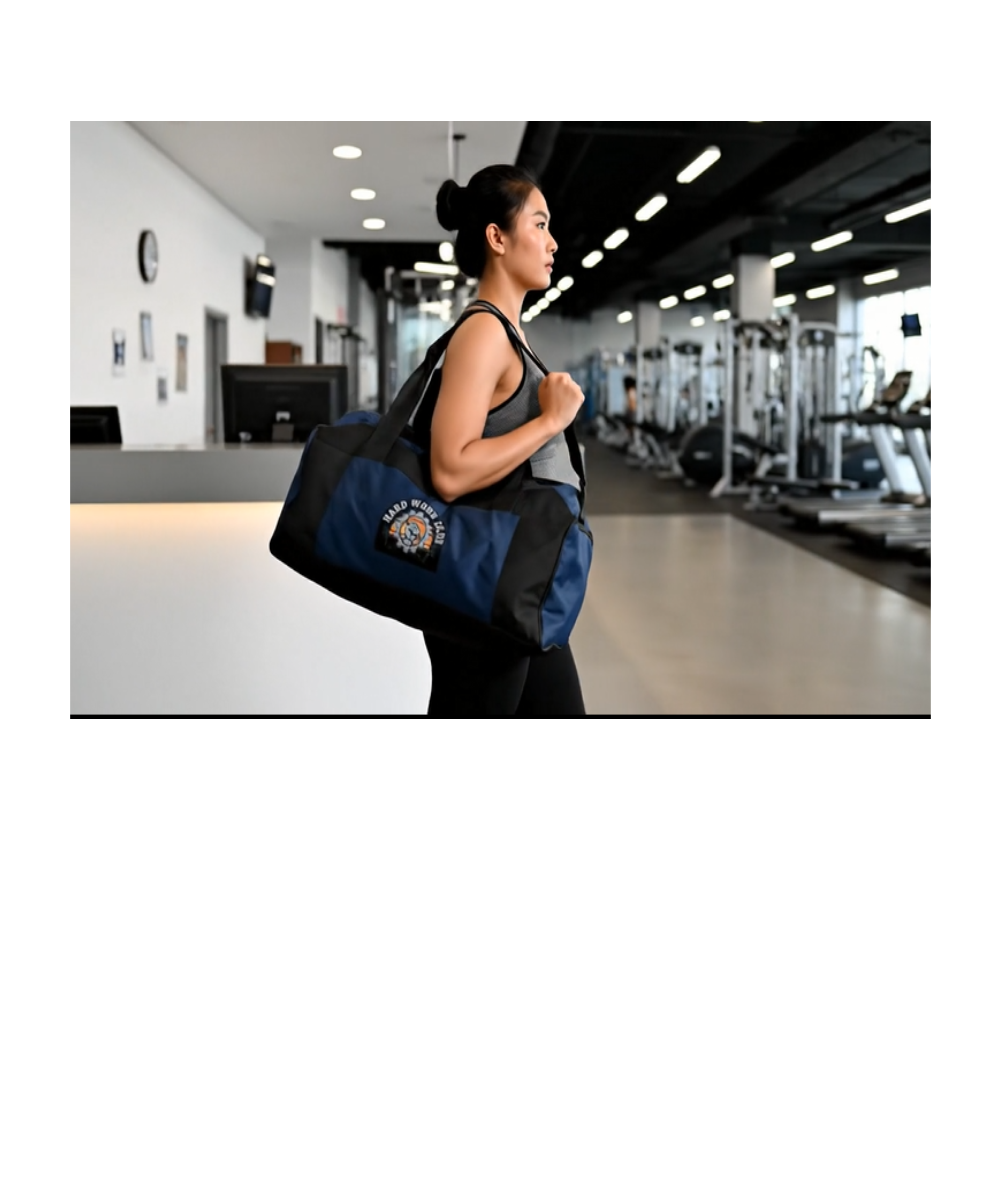 Hard Work Club Gym Bag — Durable Duffle for Fitness, Training &amp; Travel product thumbnail image