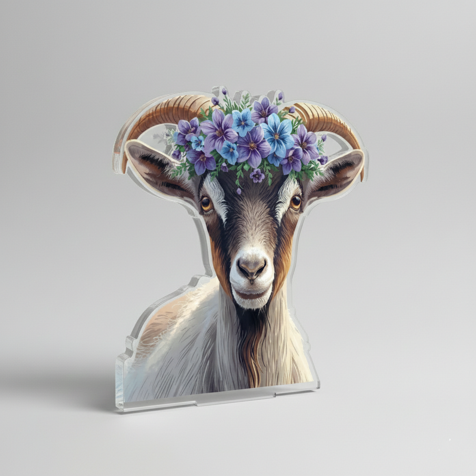 Floral Crown Goat Statue — Custom Animal Sculpture product thumbnail image Floral Crown Goat Statue — Custom Animal Sculpture product thumbnail image