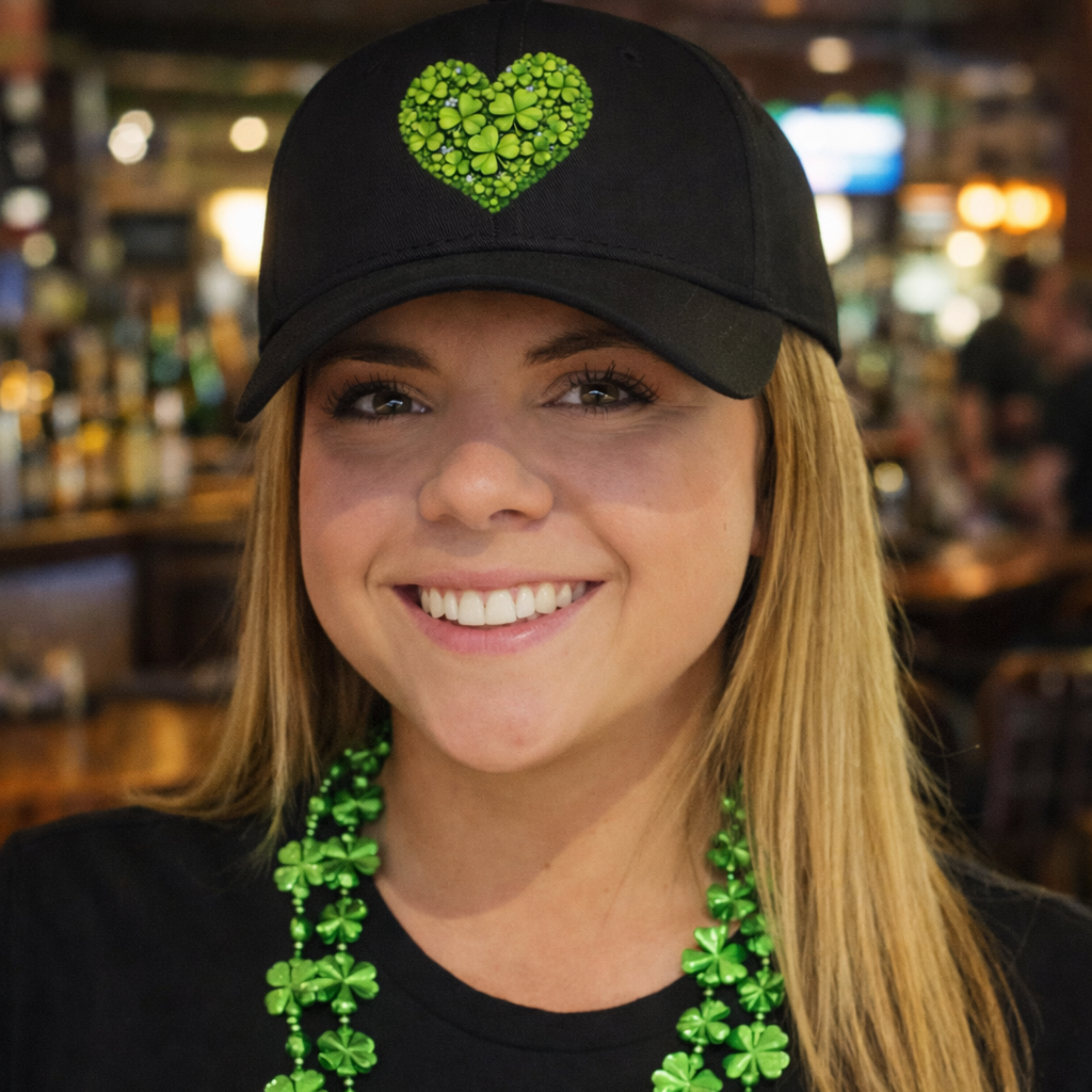 Clover Heart Cap — St. Patrick’s Day Low Profile Baseball Hat product thumbnail image Clover Heart Cap — St. Patrick’s Day Low Profile Baseball Hat product thumbnail image