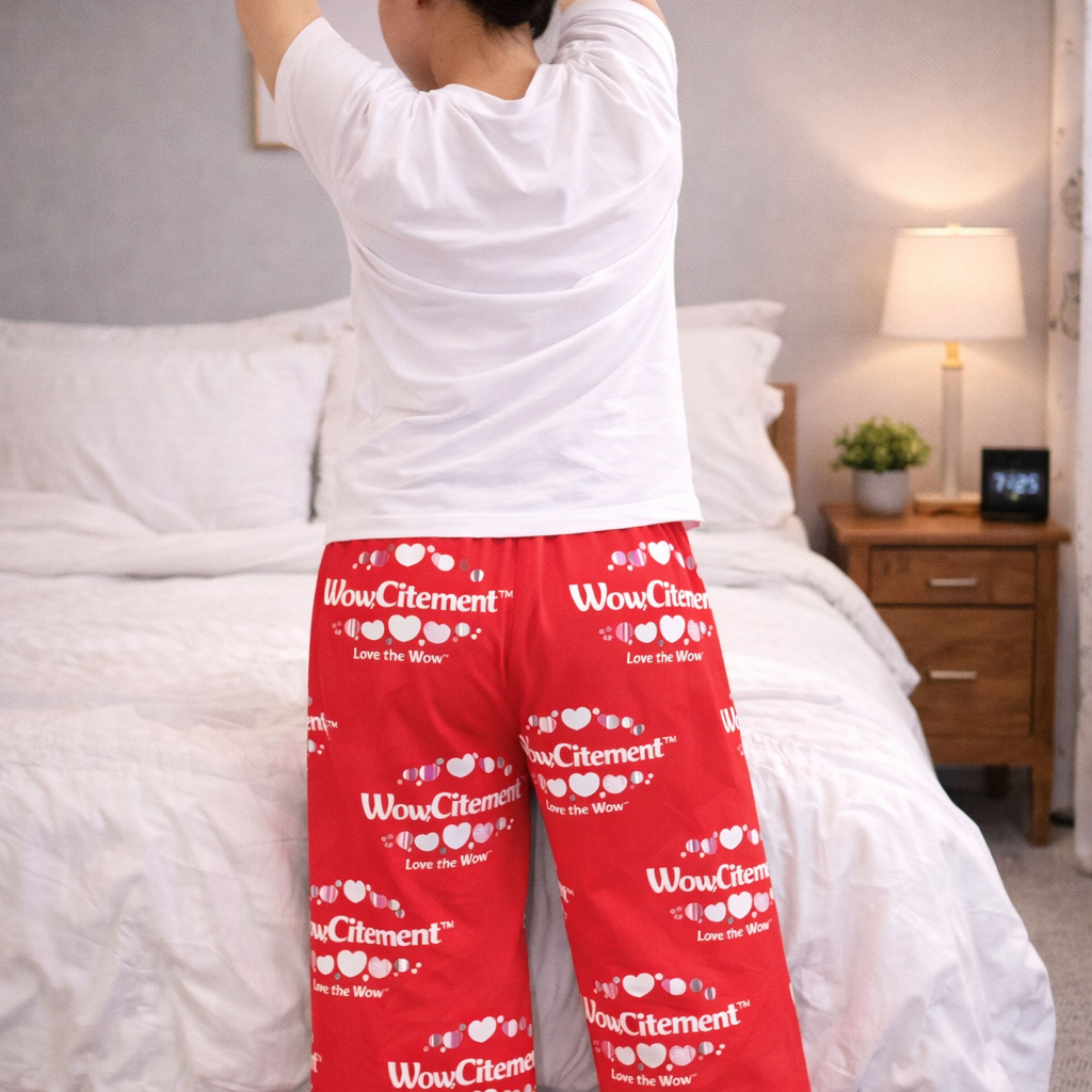 Love the Wow™ – AOP Silky Satin Women’s Pajamas (Red Base / Valentine White Print) | Romantic Loungewear Set | Perfect Valentine, Anniversary & Bridal Gift product thumbnail image Love the Wow™ – AOP Silky Satin Women’s Pajamas (Red Base / Valentine White Print) | Romantic Loungewear Set | Perfect Valentine, Anniversary & Bridal Gift product thumbnail image