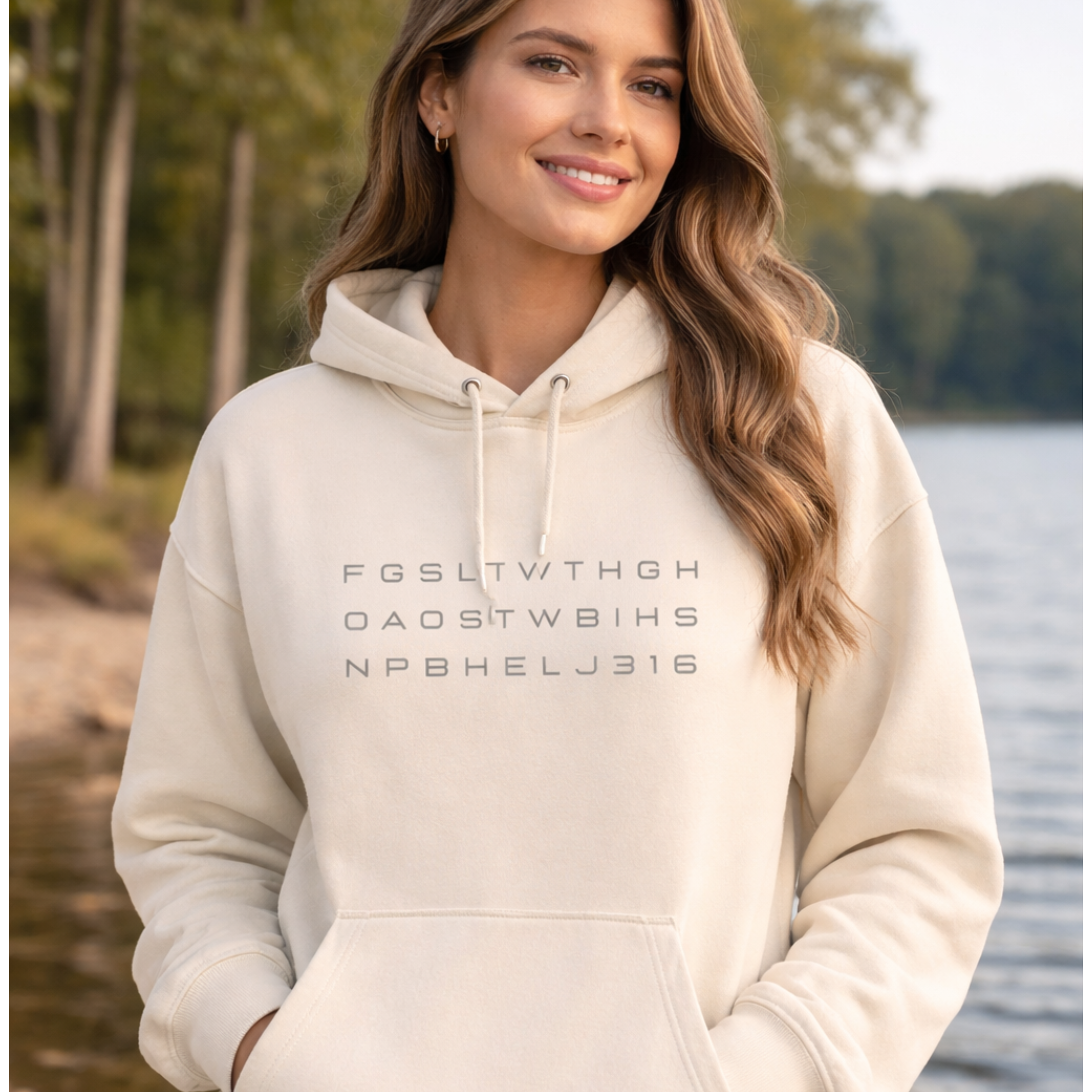 'John 3:16' Midweight Hoodie