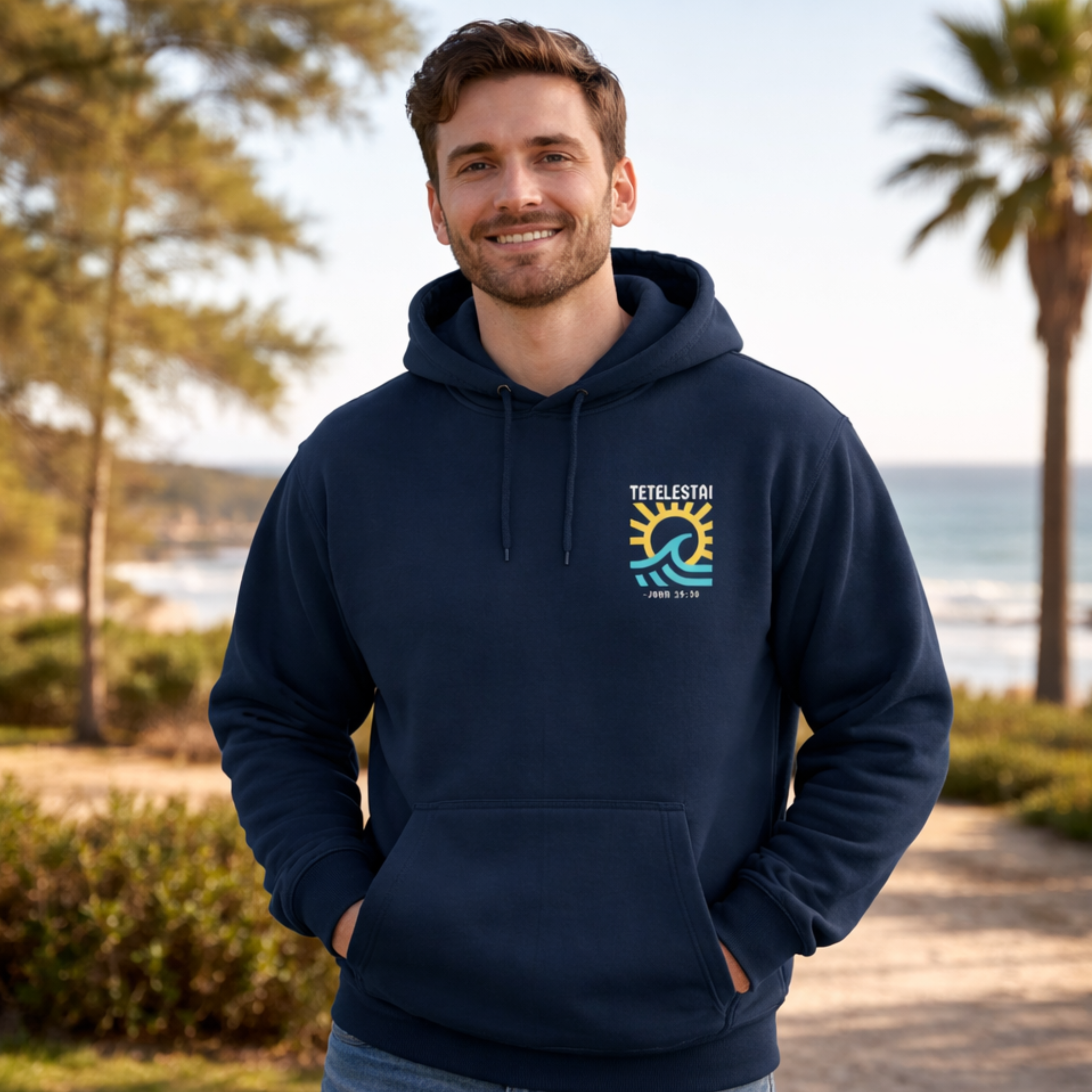 'Tetelestai' Midweight Hoodie product thumbnail image 'Tetelestai' Midweight Hoodie product thumbnail image