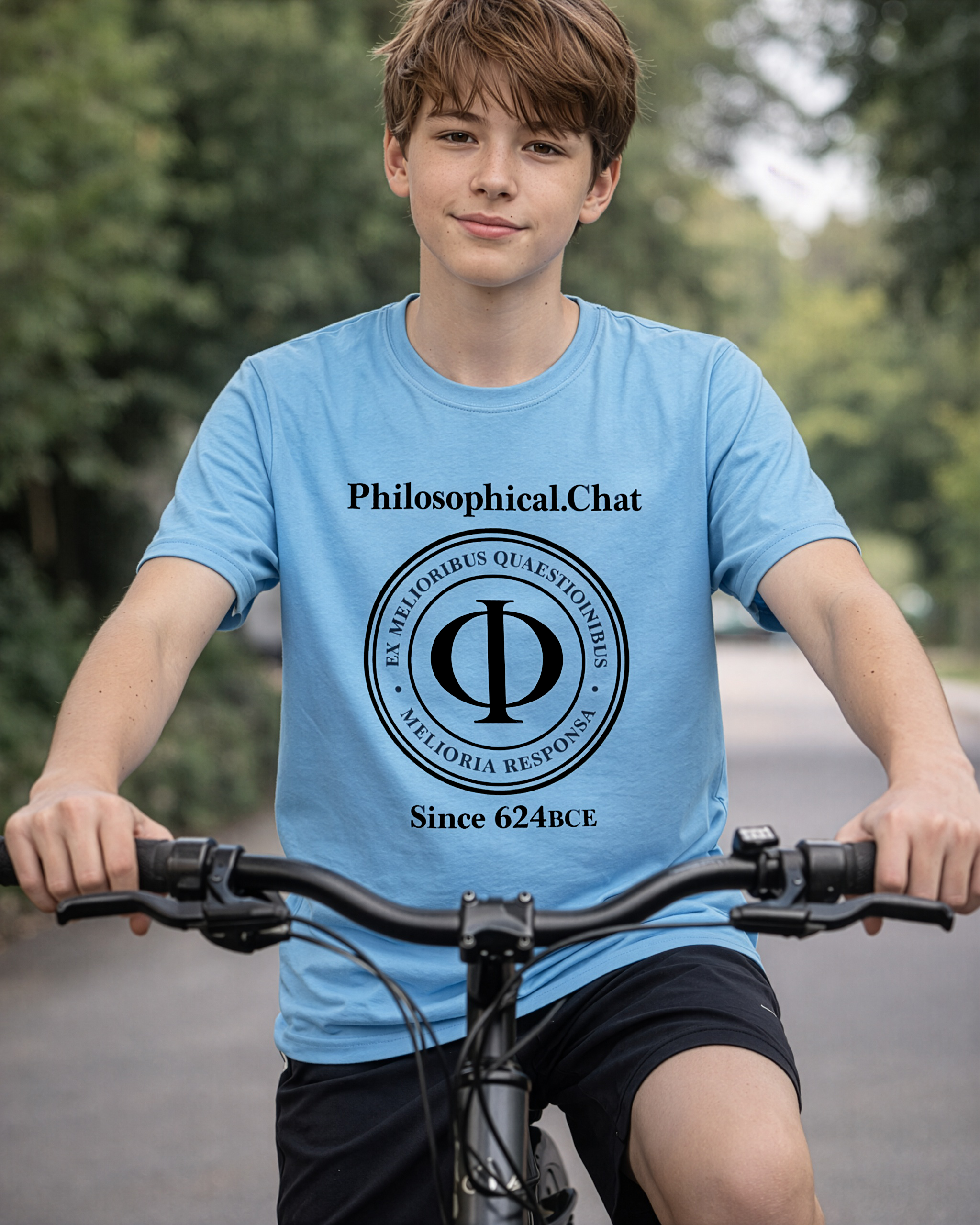 Philosophical Motto, US Stock. light colors - Unisex T-shirt product thumbnail image