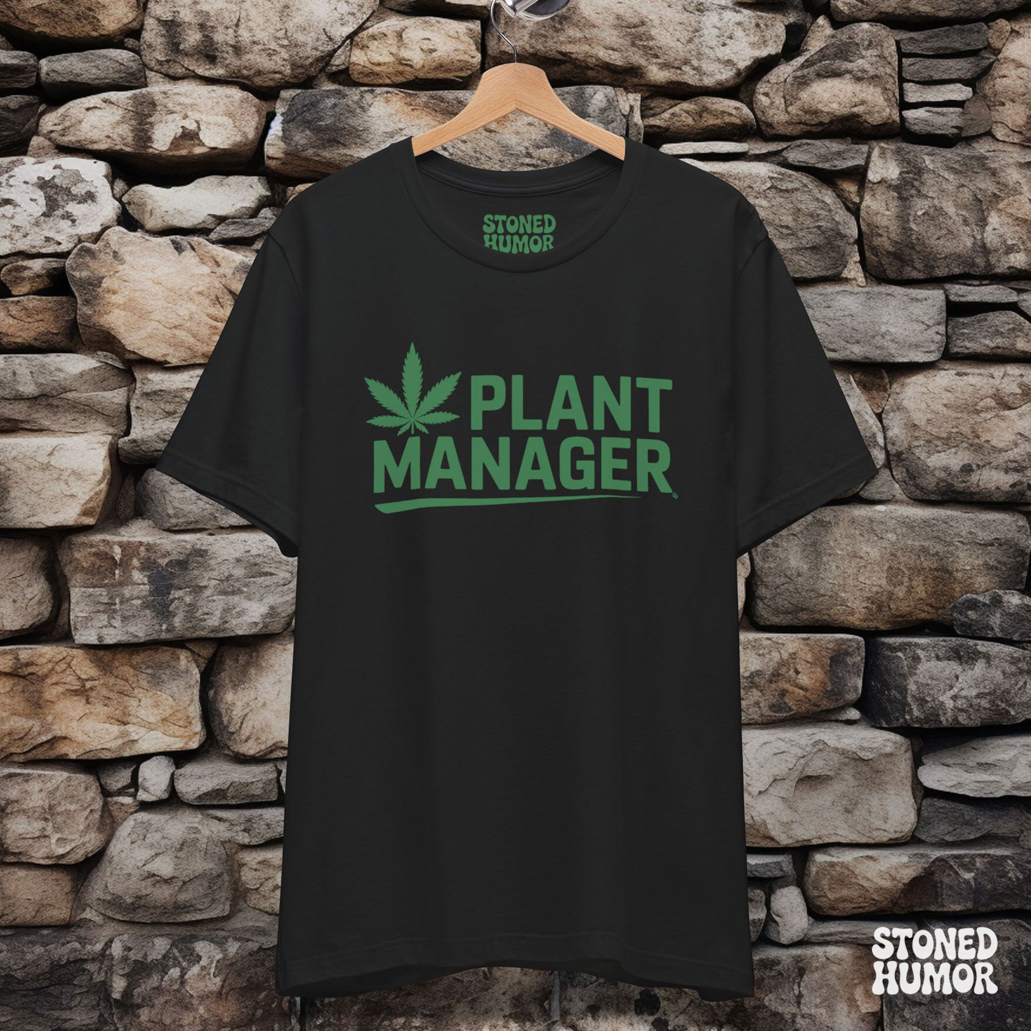 Plant Manager – Minimal Stoner Humor Cannabis Unisex T-Shirt product thumbnail image Plant Manager – Minimal Stoner Humor Cannabis Unisex T-Shirt product thumbnail image