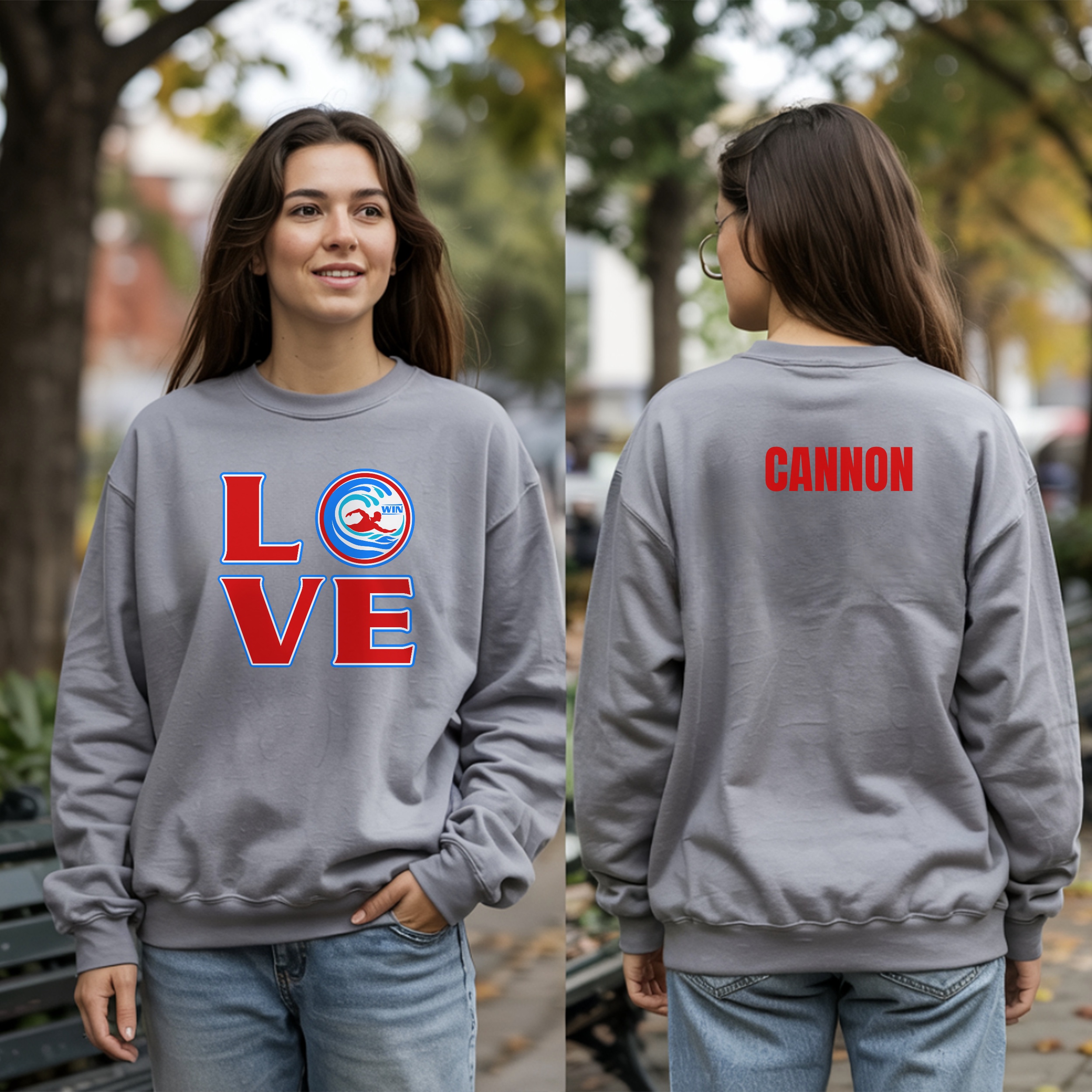 GILDAN WIN “LOVE” Sweatshirt product thumbnail image GILDAN WIN “LOVE” Sweatshirt product thumbnail image
