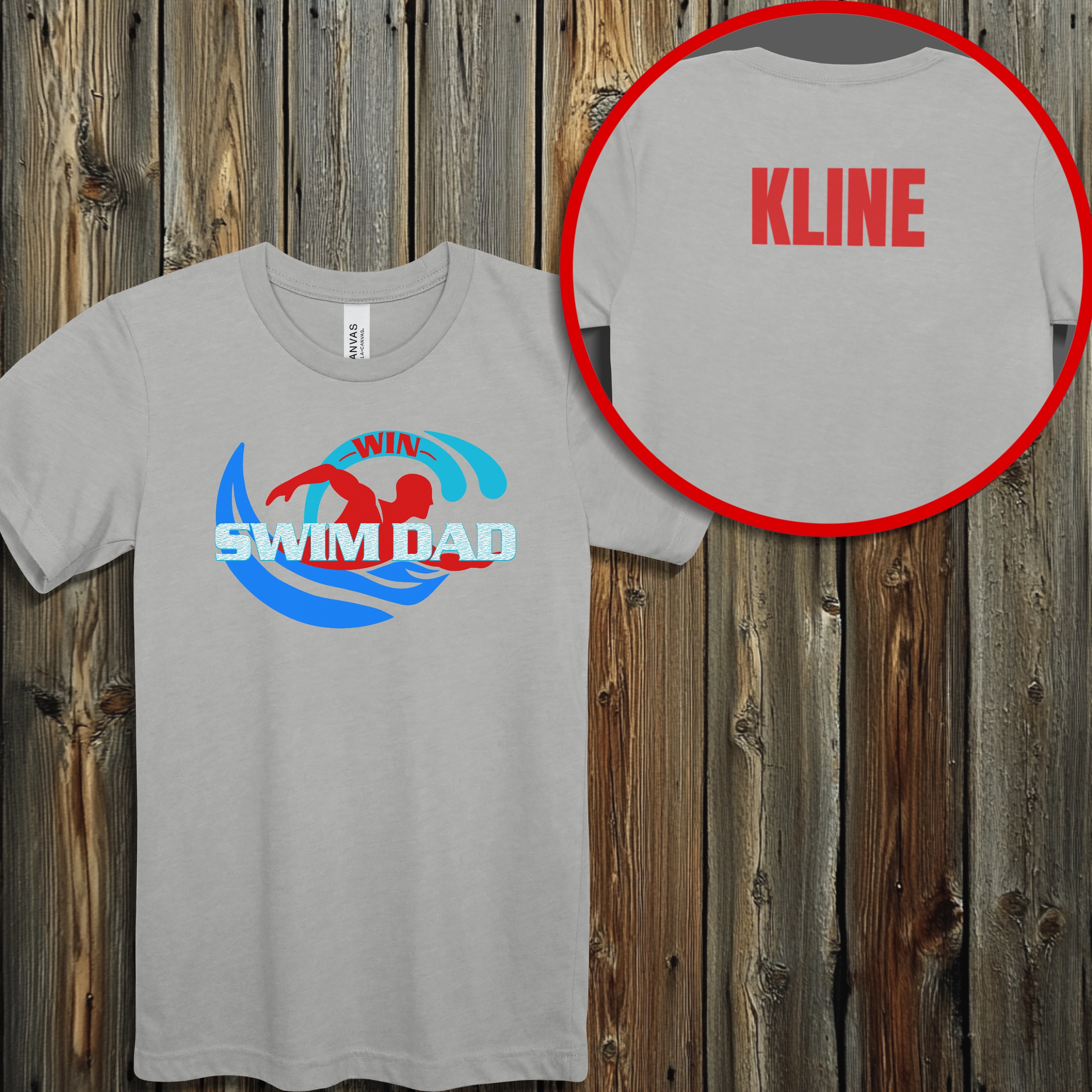 ADULT BELLA CANVAS - Swim Dad product thumbnail image ADULT BELLA CANVAS - Swim Dad product thumbnail image