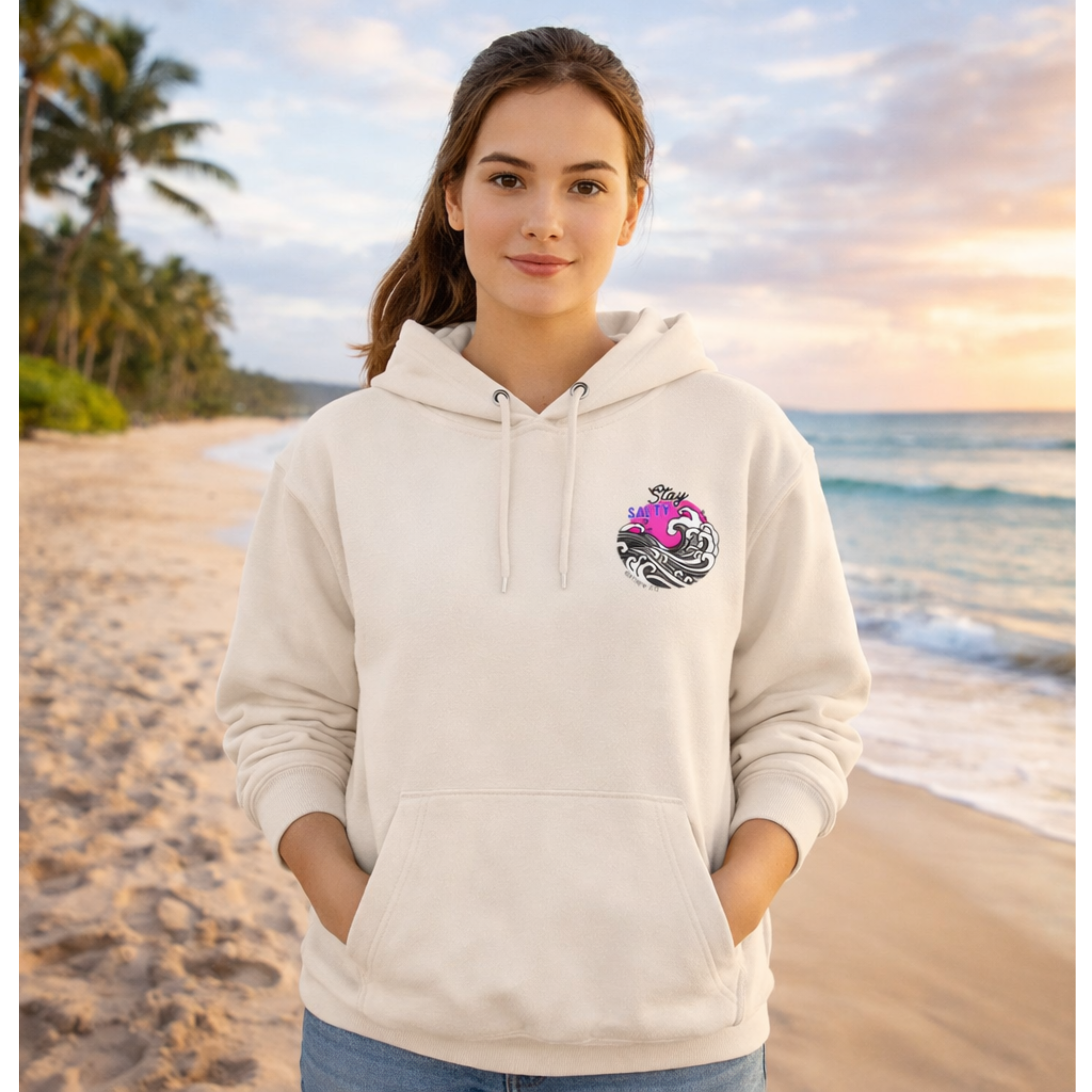 'Stay Salty' Midweight Hoodie product thumbnail image