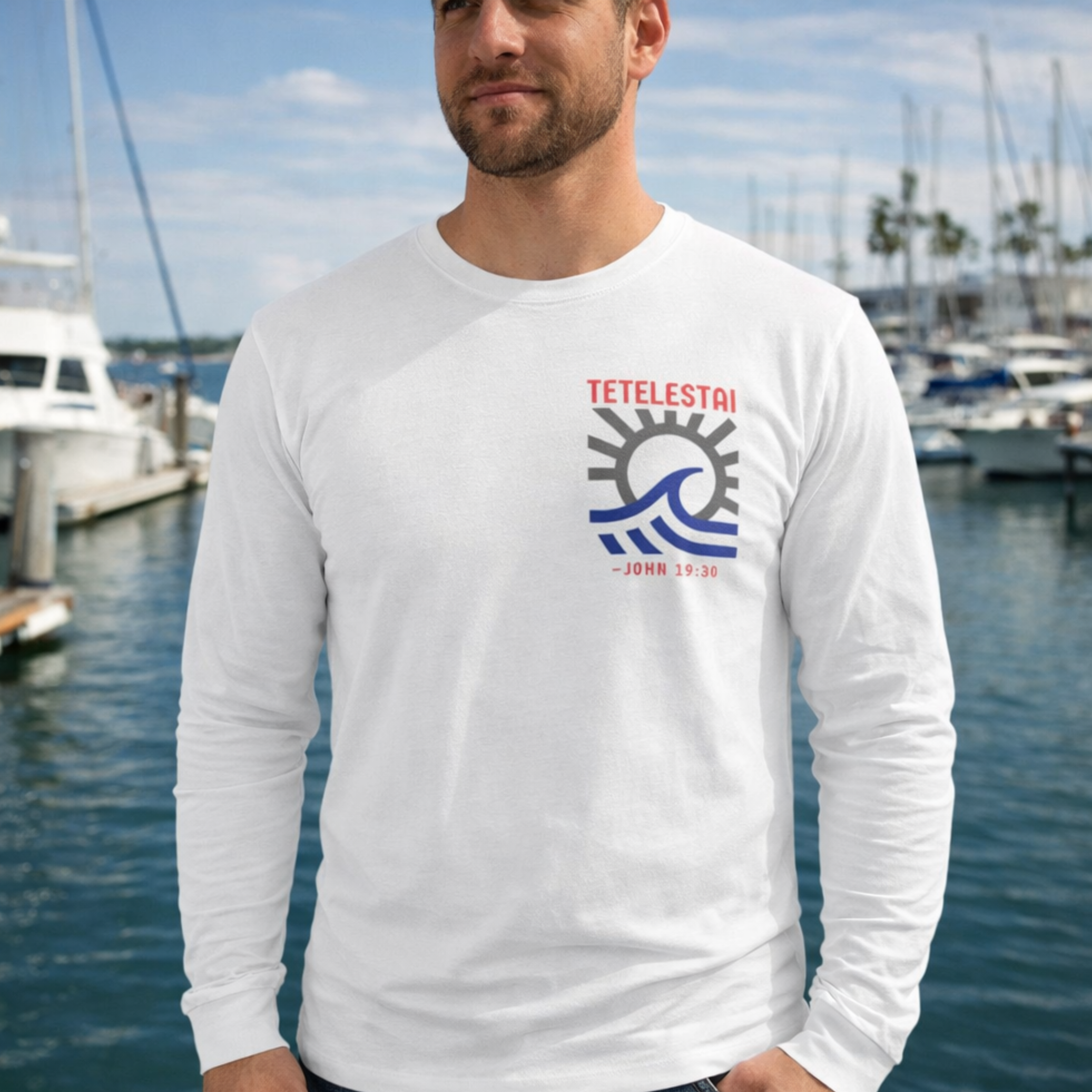 'Tetelestai' Long Sleeve Tee product thumbnail image