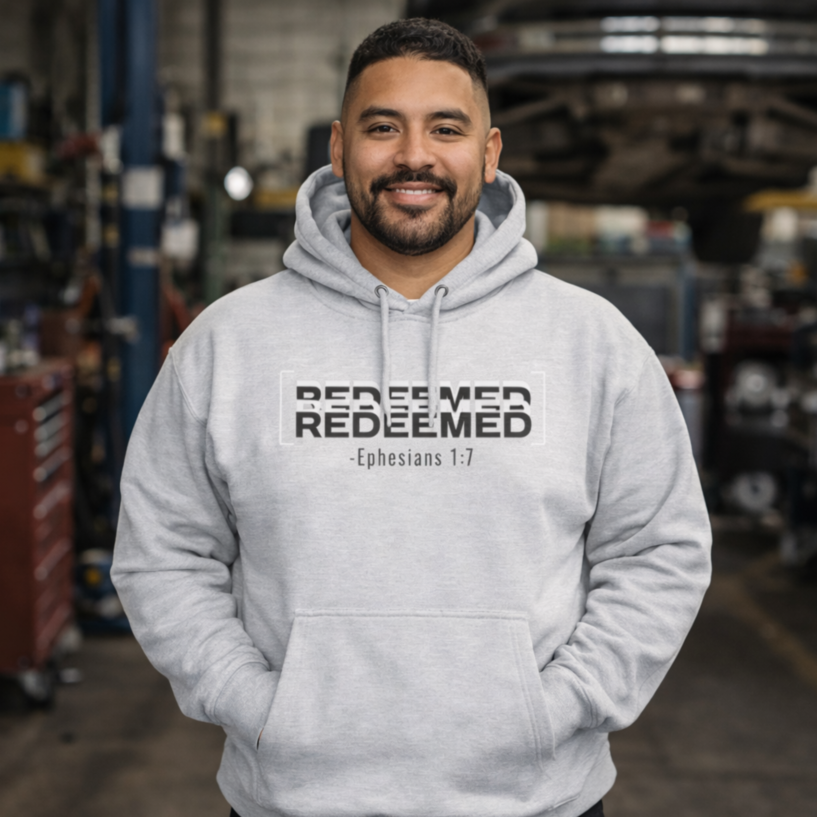 'Redeemed' Midweight Hoodie  product thumbnail image