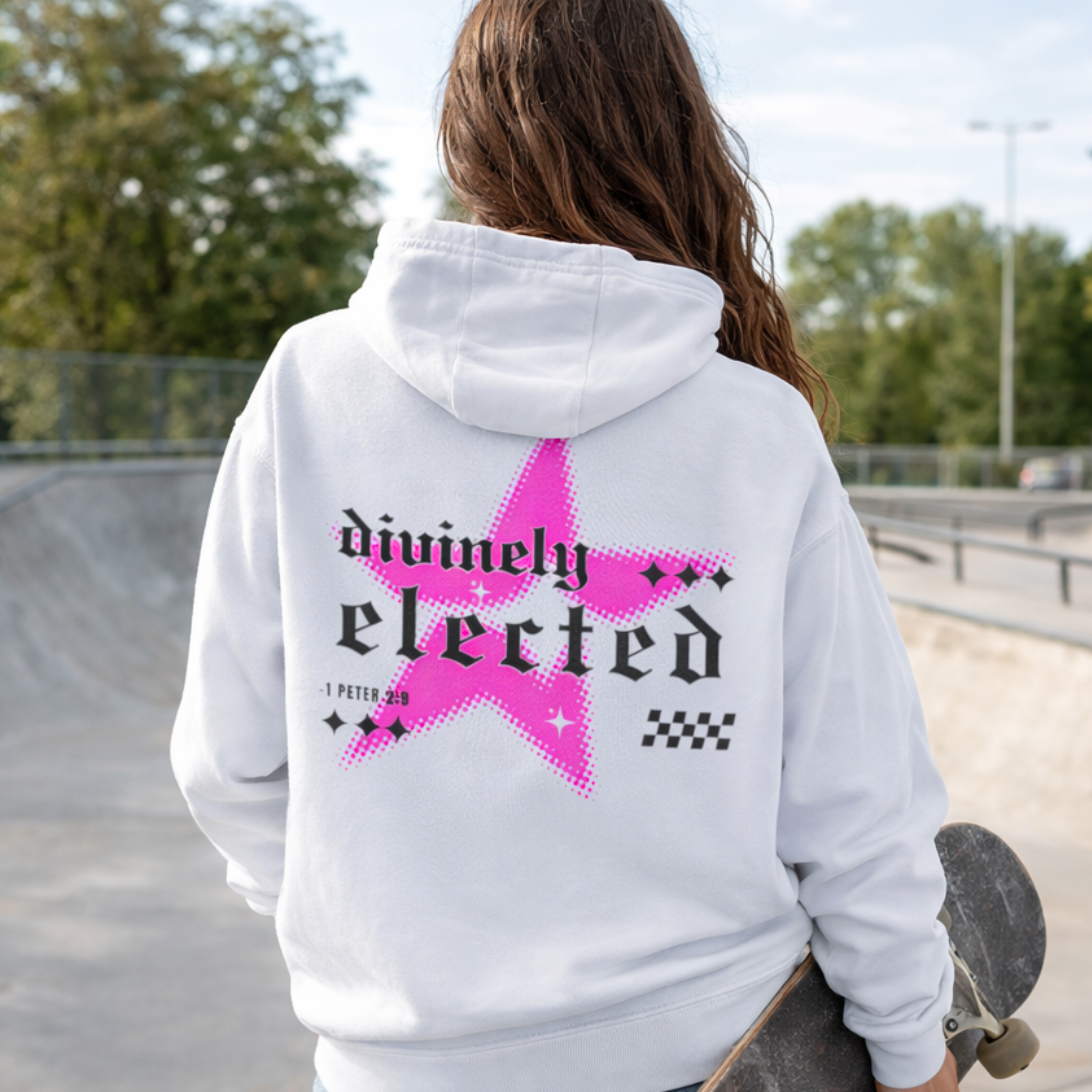 'Divinely Elected' Midweight Hoodie  product thumbnail image