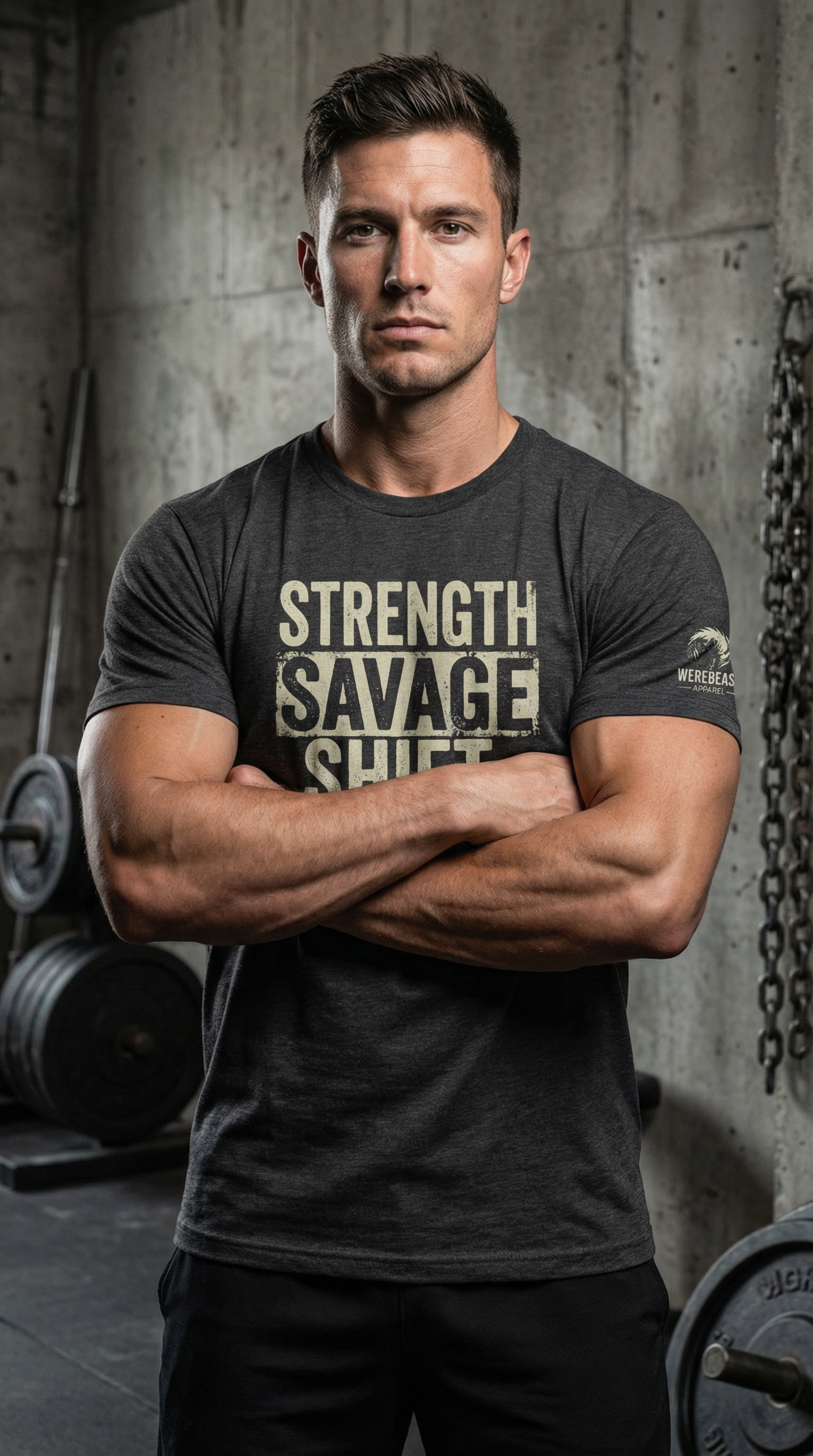 WereBeast “Strength Savage Shift” Streetwear Tee product thumbnail image WereBeast “Strength Savage Shift” Streetwear Tee product thumbnail image