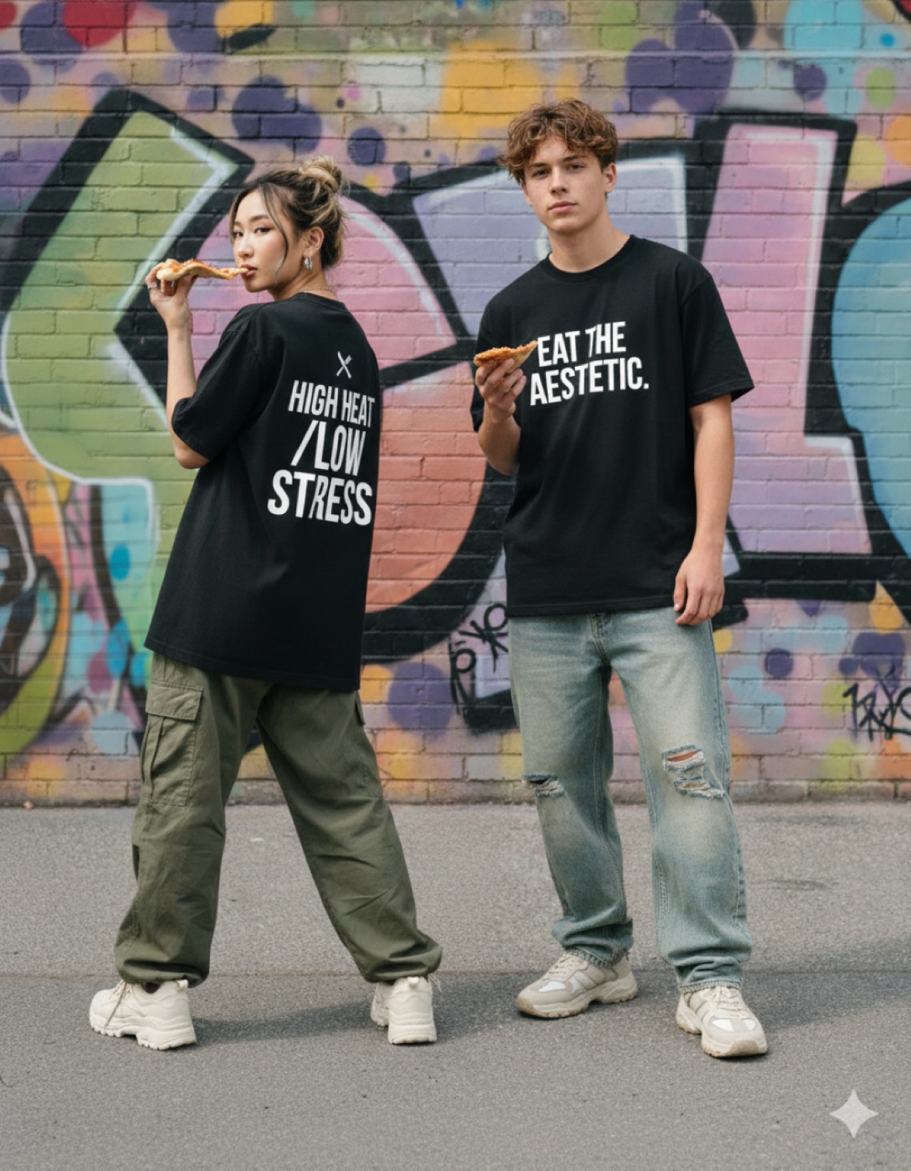 Classic Black Drop-Shoulder T-Shirt — Garment-Dyed Unisex Tee product thumbnail image