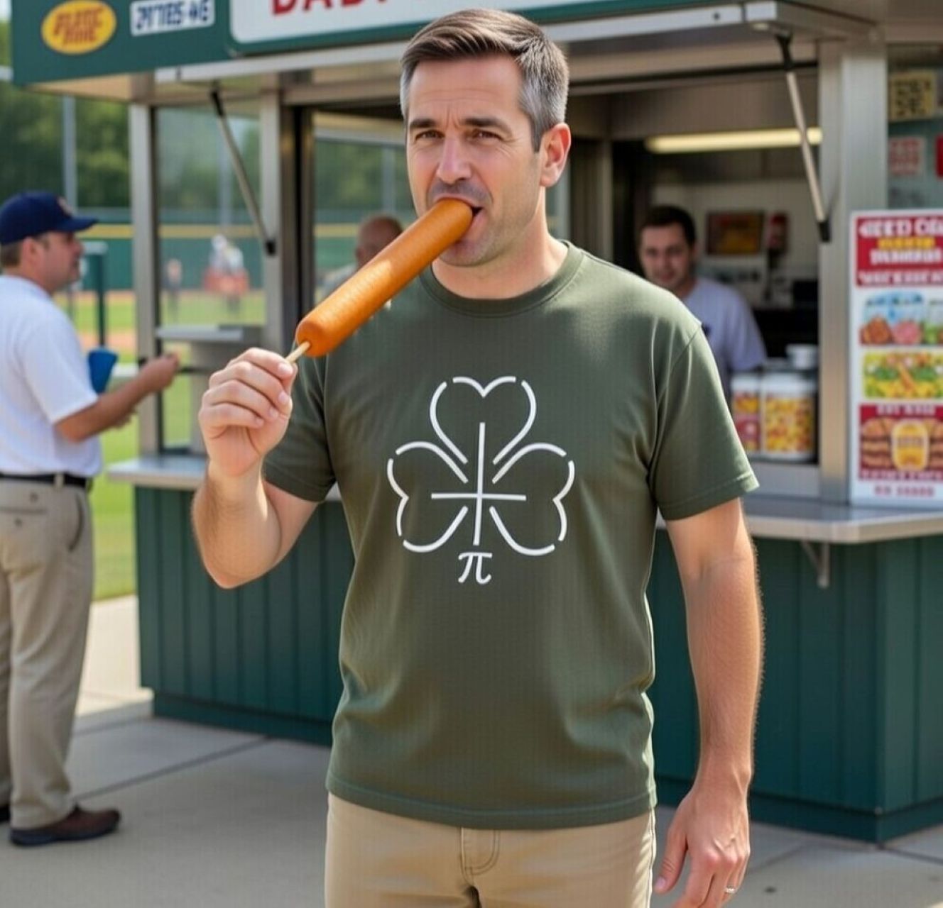 Shamrock Pi Tee – Garment-Dyed Clover Graphic T-Shirt for Math Lovers & St. Patrick’s Day product thumbnail image Shamrock Pi Tee – Garment-Dyed Clover Graphic T-Shirt for Math Lovers & St. Patrick’s Day product thumbnail image