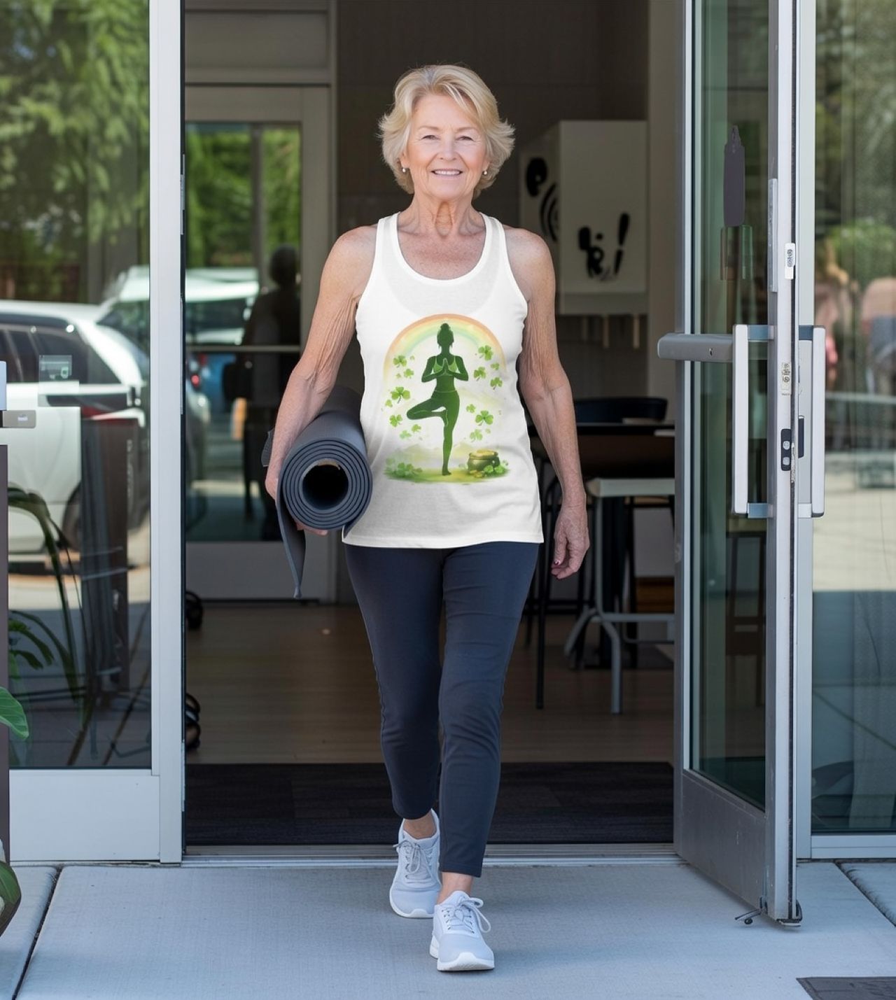 Lucky Flow Yoga Tank | St. Patrick’s Day Mindful Tank