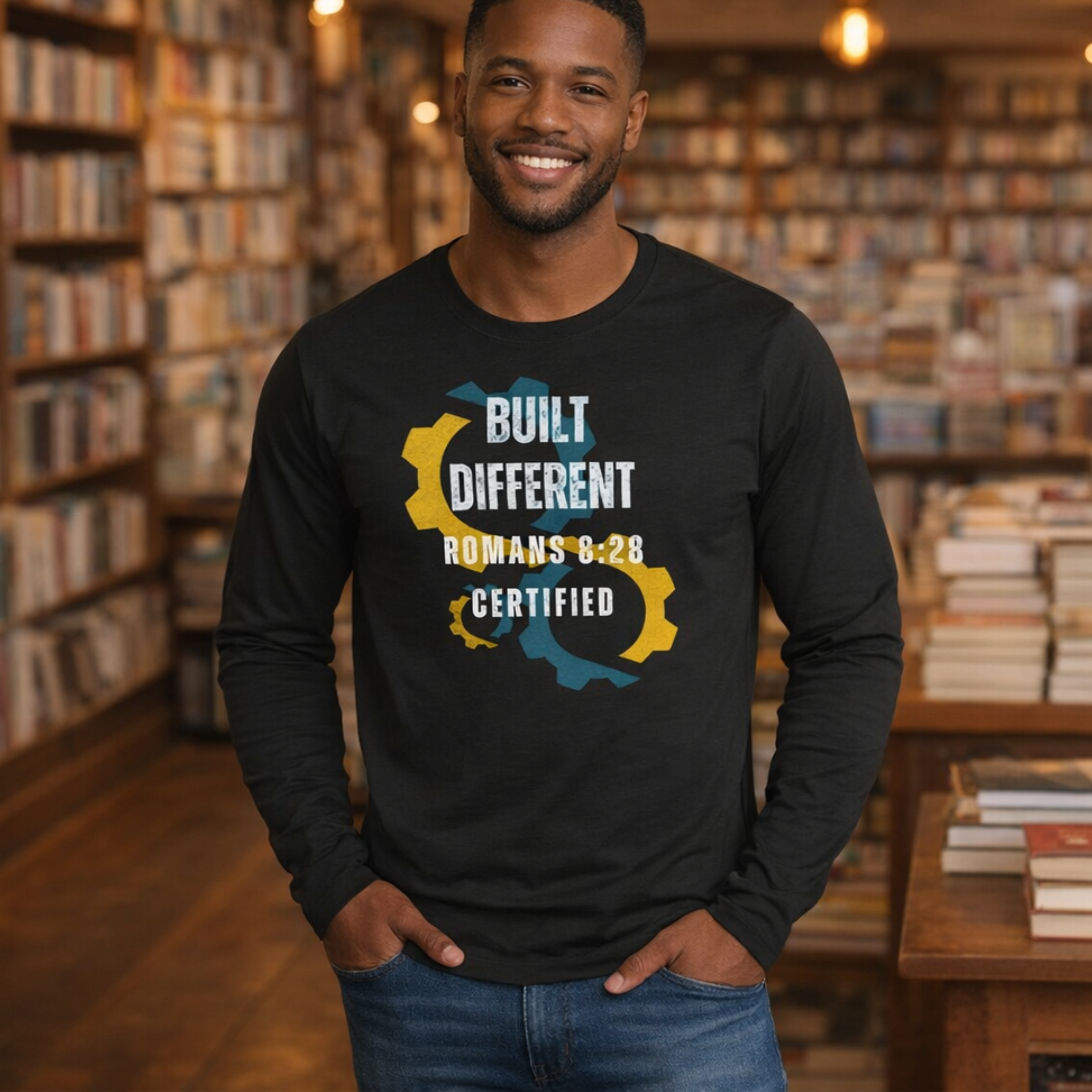 'Built Different' Long Sleeve Tee