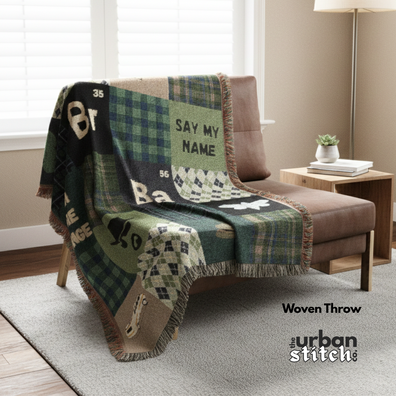 Heisenberg Woven Blanket: Breaking Bad TV Show Inspired product thumbnail image Heisenberg Woven Blanket: Breaking Bad TV Show Inspired product thumbnail image