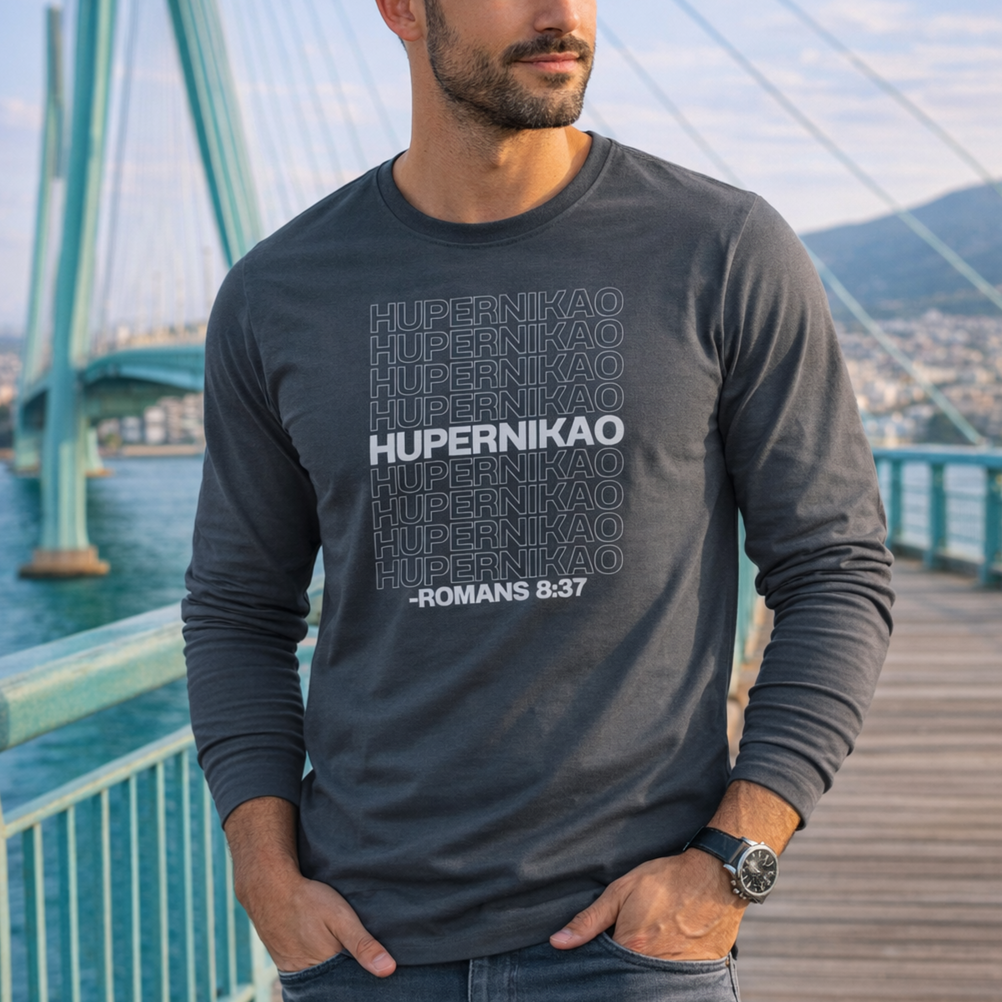 'Hupernikao' Long Sleeve Tee