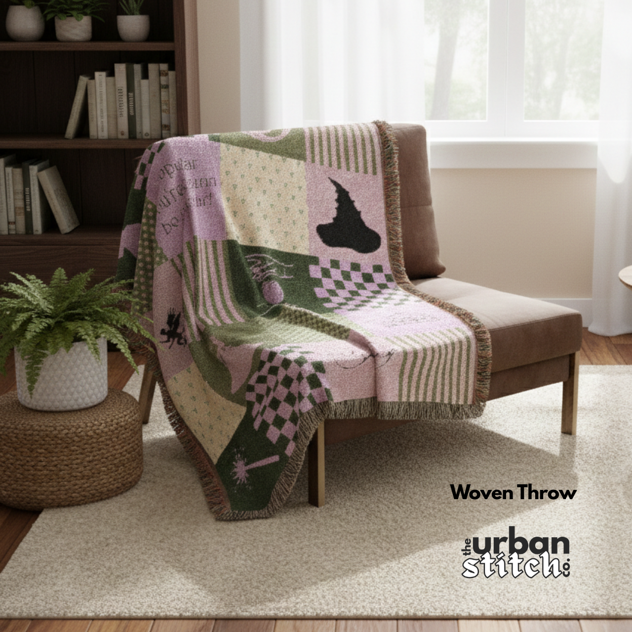 Wicked: Movie-Inspired Woven Throw Blanket product thumbnail image