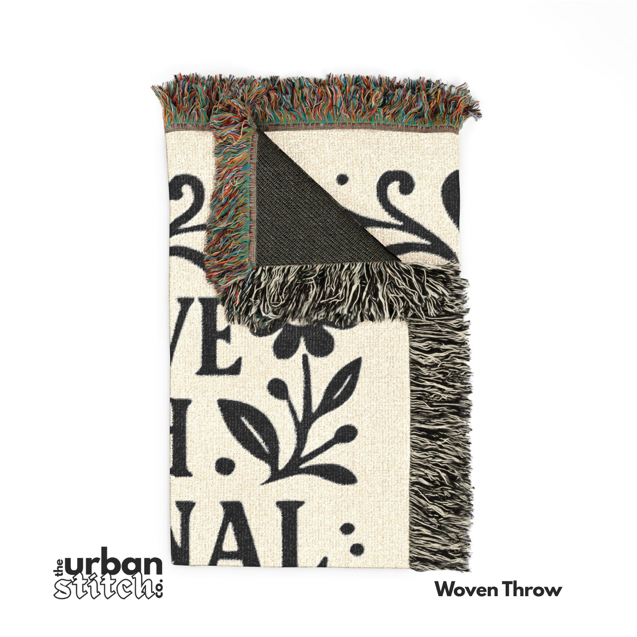 In Love With Fictional Characters Woven Blanket: Book Lover Gift product thumbnail image