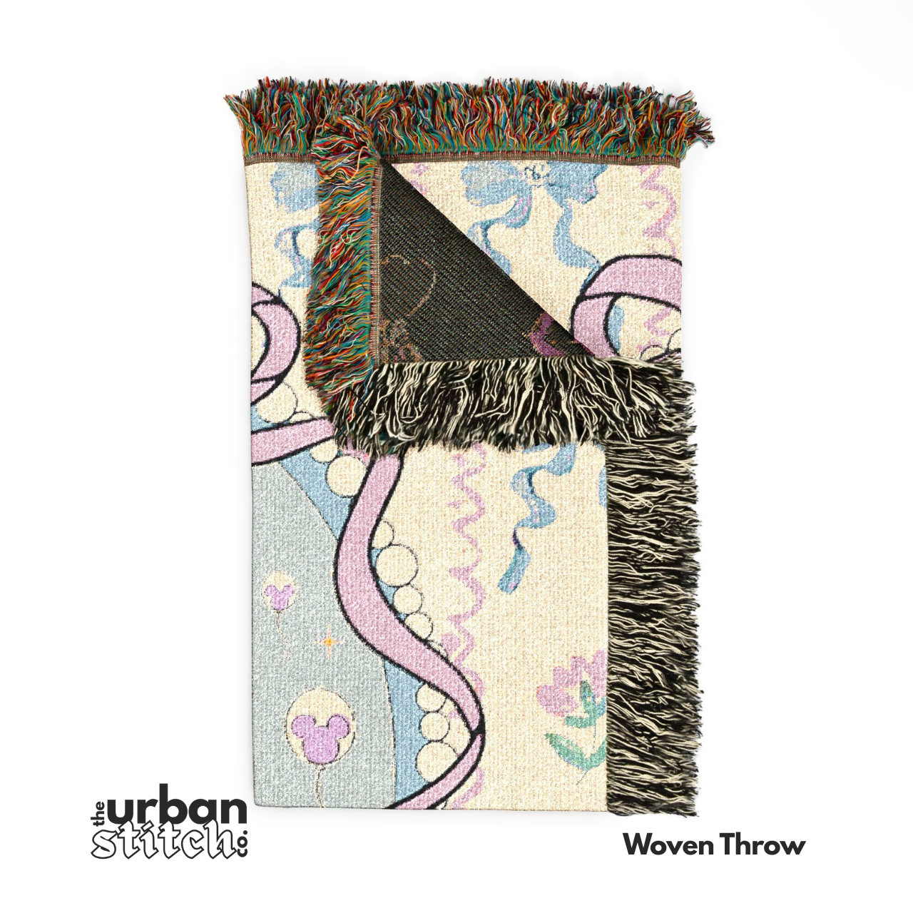 Happiest Place on Earth Castle: Disney-Inspire Woven Throw Blanket product thumbnail image Happiest Place on Earth Castle: Disney-Inspire Woven Throw Blanket product thumbnail image