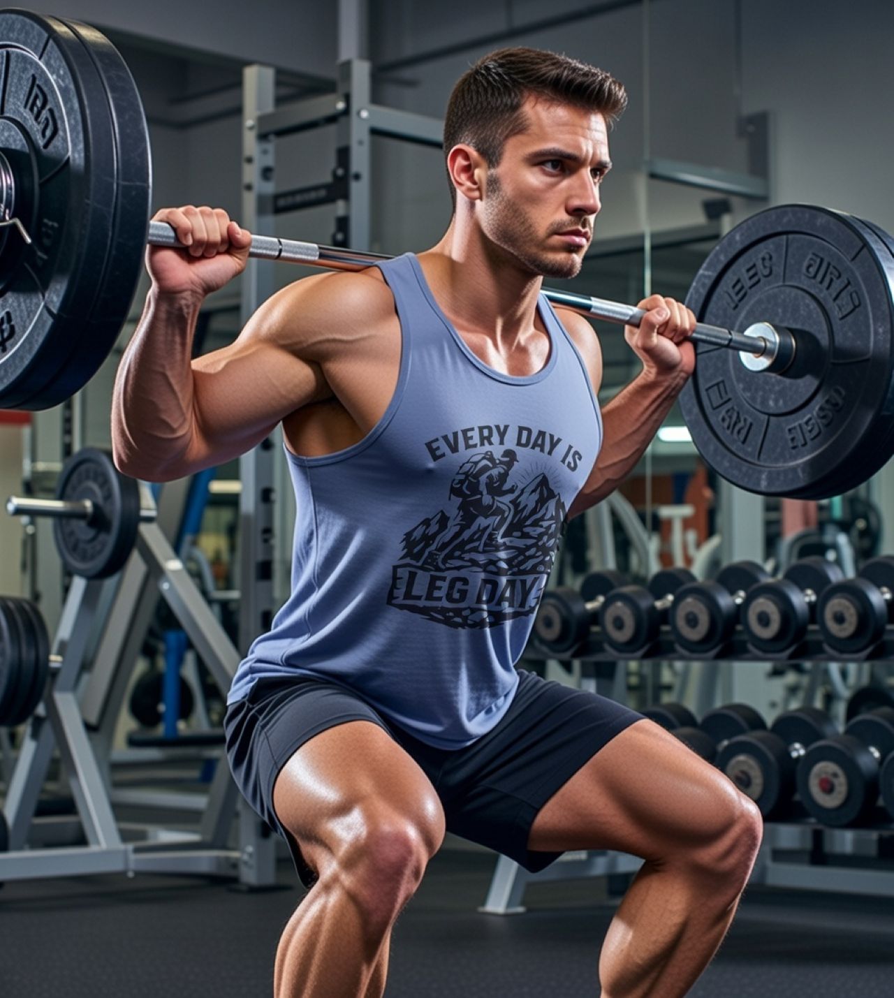 Every Day Is Leg Day Tank Top – Rugged Gym & Outdoor Lifestyle product thumbnail image Every Day Is Leg Day Tank Top – Rugged Gym & Outdoor Lifestyle product thumbnail image