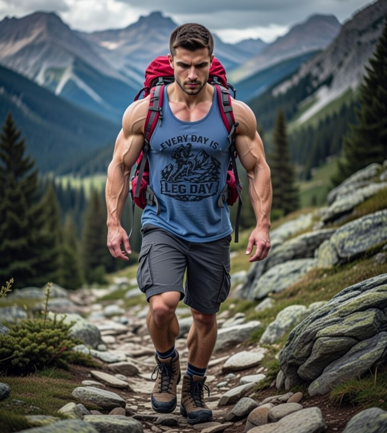 Every Day Is Leg Day Tank Top – Rugged Gym &amp; Outdoor Lifestyle product thumbnail image