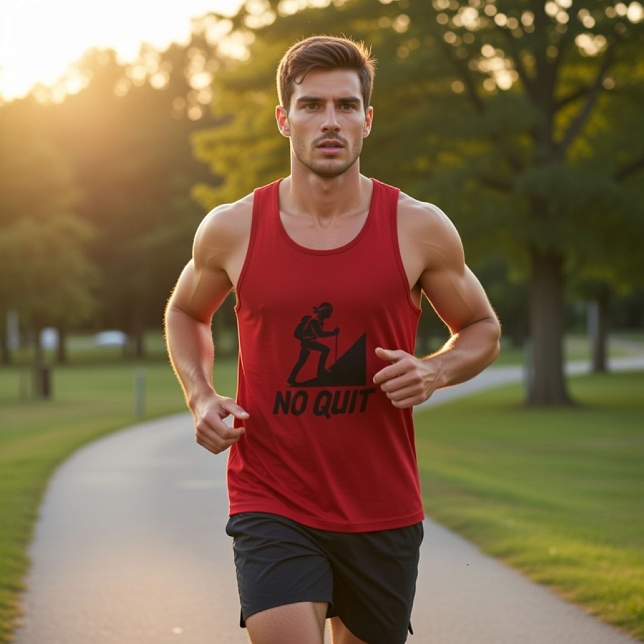 No Quit Tank – Lightweight Performance & Training Tank Top product thumbnail image No Quit Tank – Lightweight Performance & Training Tank Top product thumbnail image