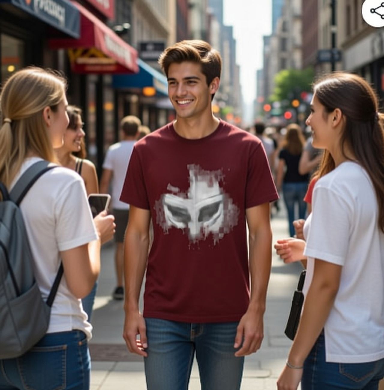 Ghost Warrior Tee – Heavyweight Oversized Outdoor &amp; Streetwear T-Shirt product thumbnail image